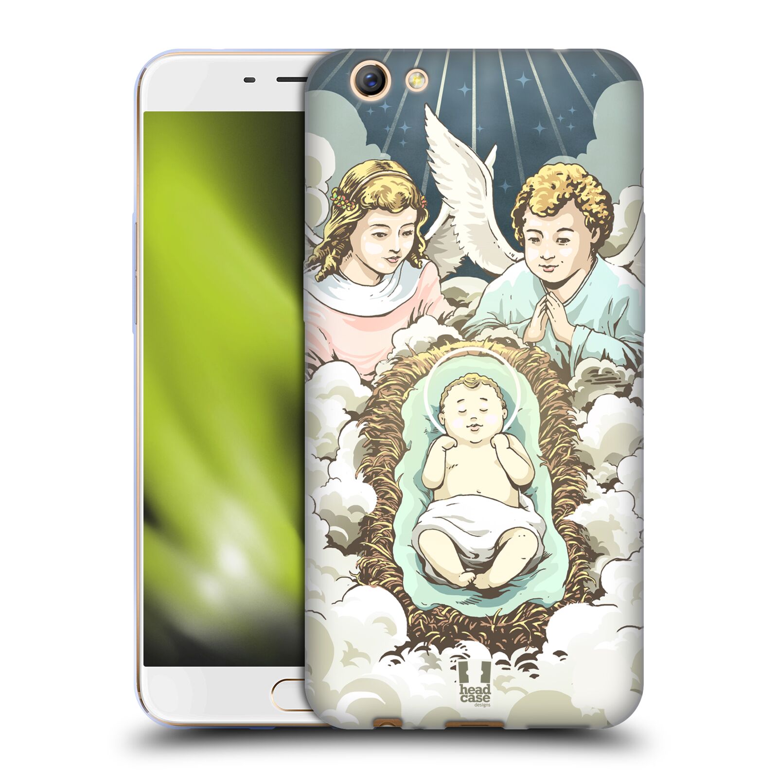 HEAD CASE DESIGNS CHRISTMAS NATIVITY SOFT GEL CASE FOR OPPO PHONES