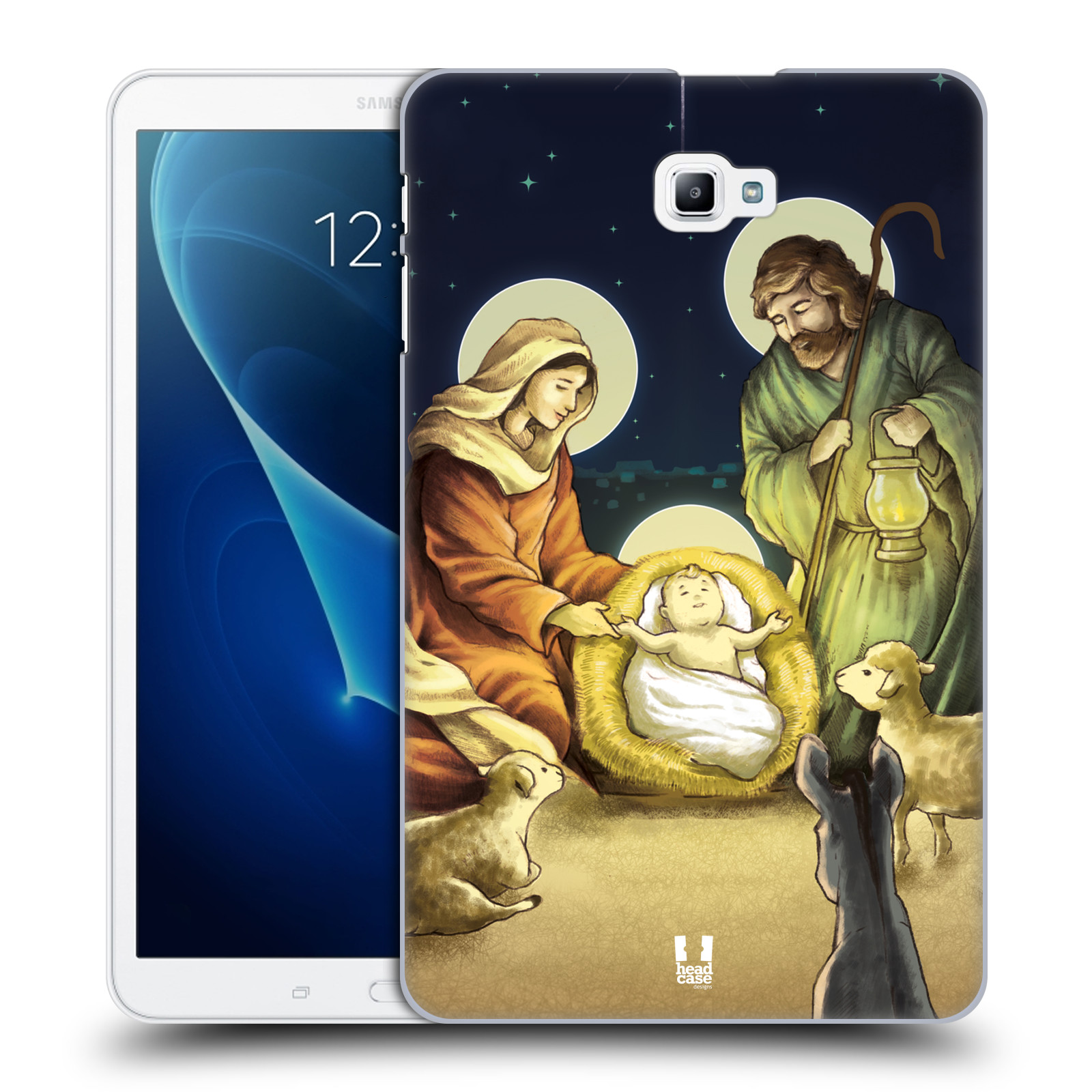 HEAD CASE DESIGNS CHRISTMAS NATIVITY HARD BACK CASE FOR SAMSUNG TABLETS 1 - Picture 9 of 10