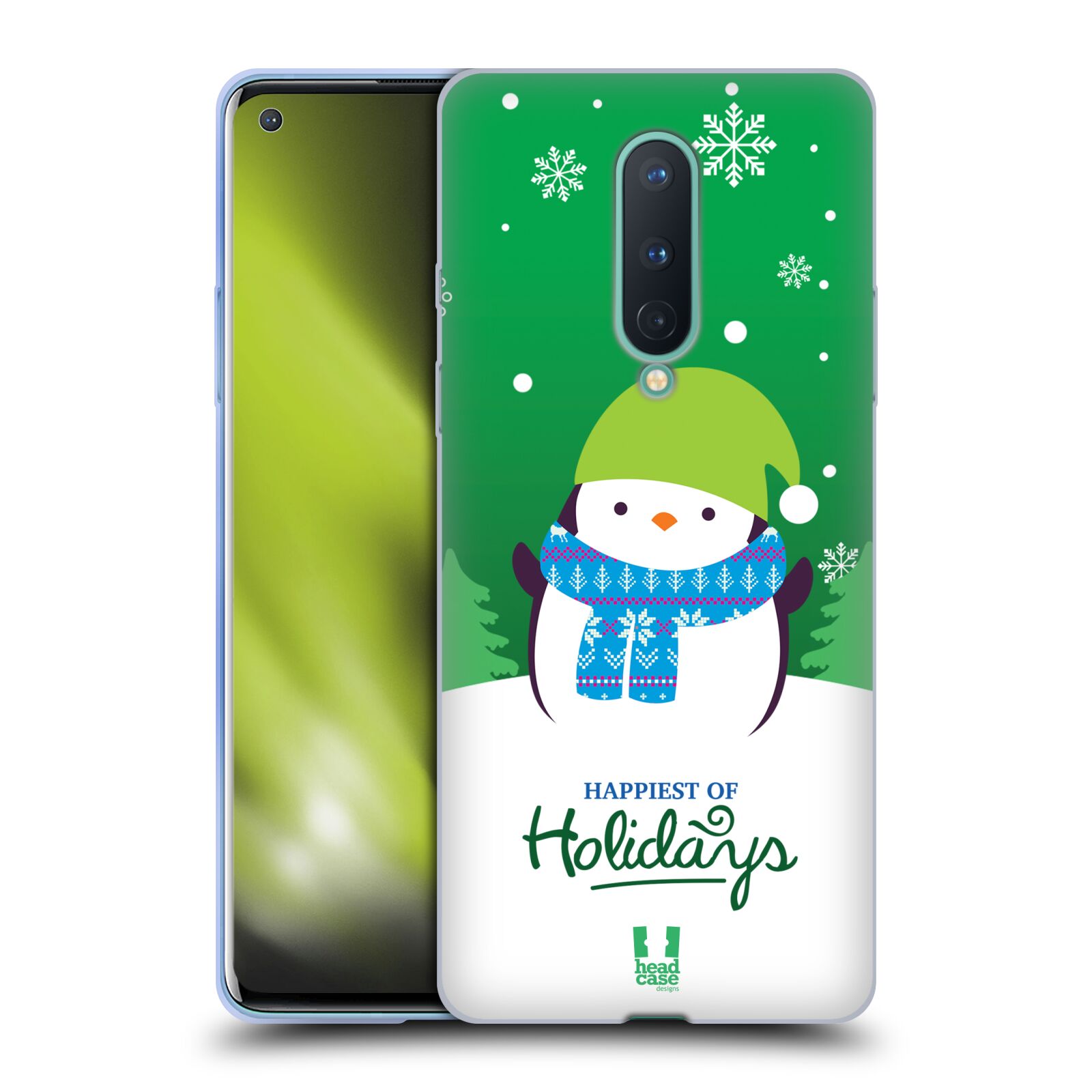 FUNDA HEAD CASE DESIGNS CON DIBUJO DE NAVIDAD DE GEL SUAVE PARA TELÉFONOS GOOGLE ONEPLUS - Imagen 9 de 12