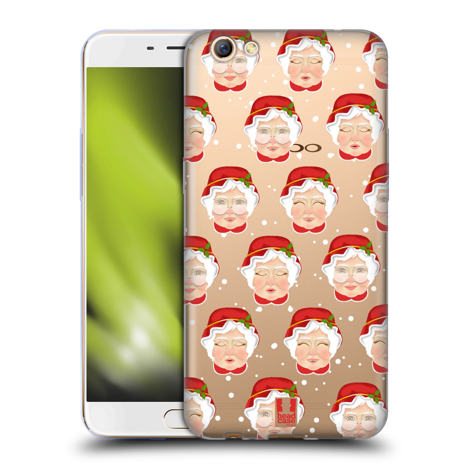 FUNDA HEAD CASE DESIGNS CON ILUSTRACIÓN NAVIDEÑA SUAVE GEL PARA TELÉFONOS OPPO - Imagen 9 de 13