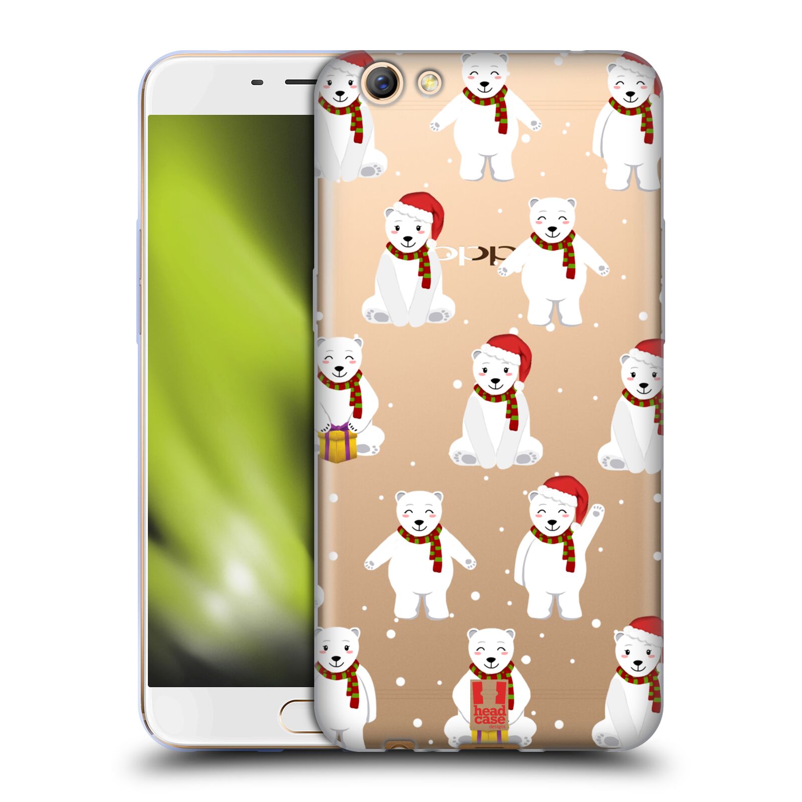 FUNDA HEAD CASE DESIGNS CON ILUSTRACIÓN NAVIDEÑA SUAVE GEL PARA TELÉFONOS OPPO - Imagen 10 de 13