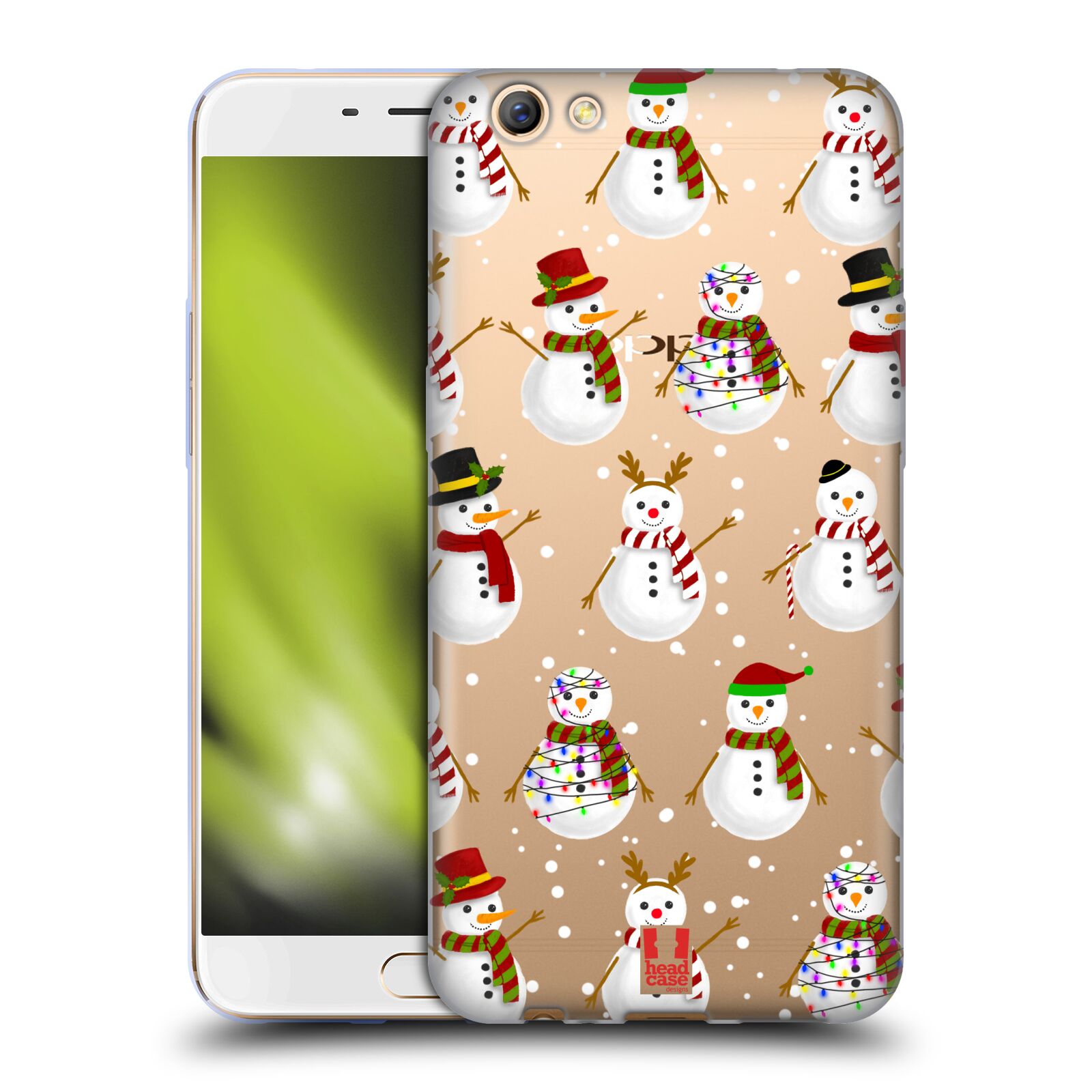 FUNDA HEAD CASE DESIGNS CON ILUSTRACIÓN NAVIDEÑA SUAVE GEL PARA TELÉFONOS OPPO - Imagen 13 de 13