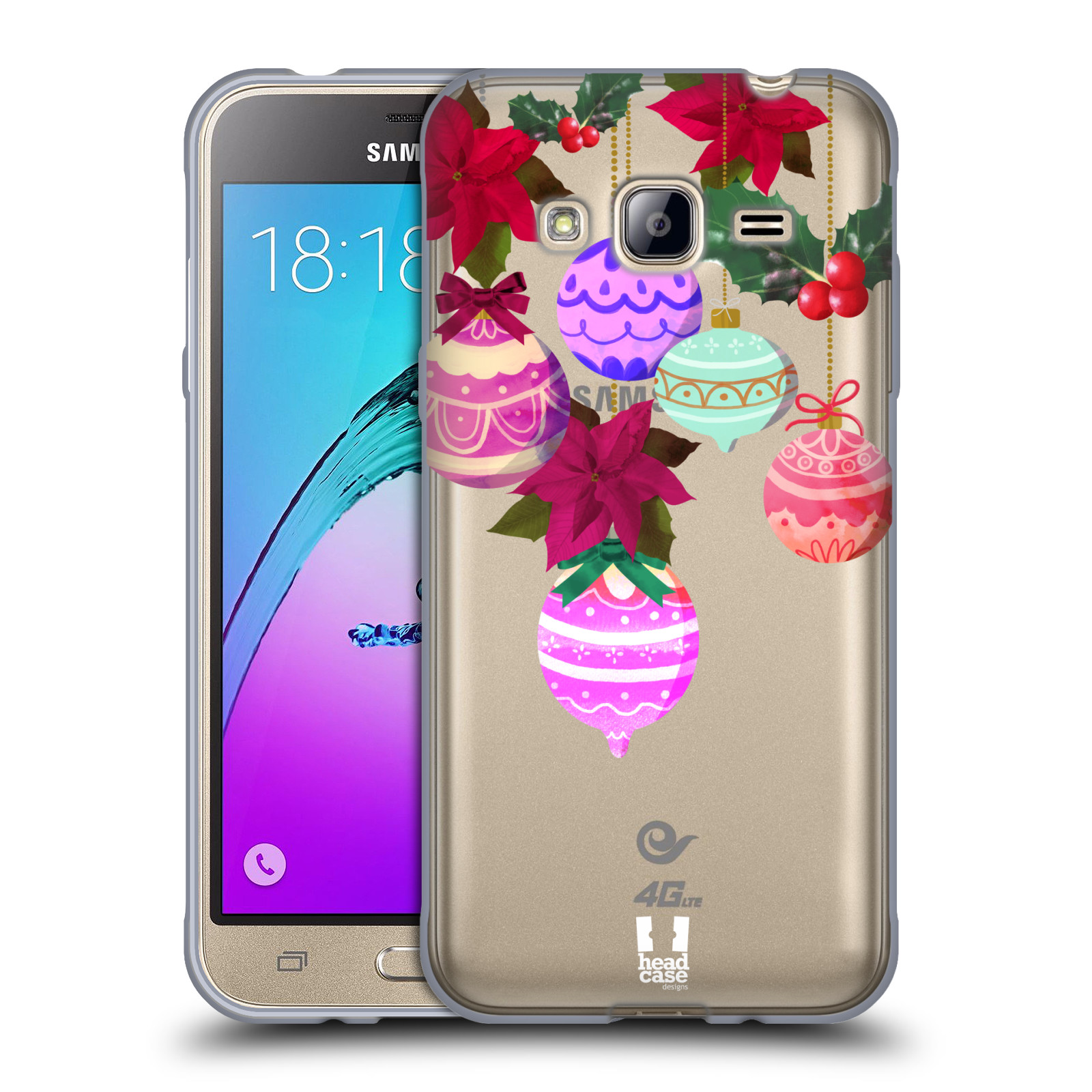 HEAD CASE DESIGNS CHRISTMAS ORNAMENTS SOFT GEL CASE FOR SAMSUNG PHONES 3 - Picture 8 of 10