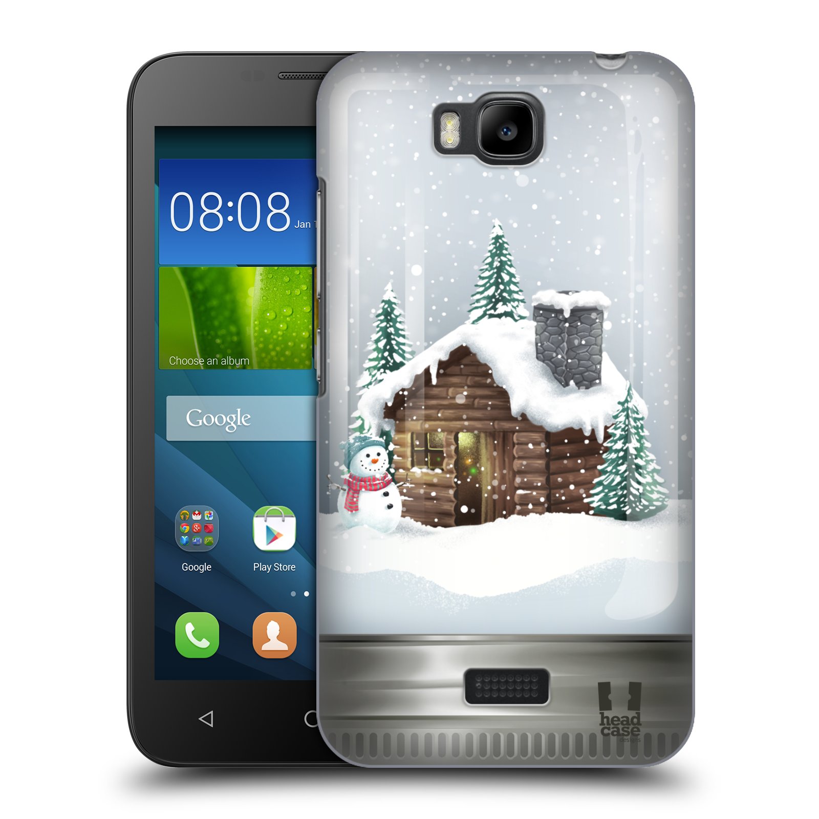 HEAD CASE DESIGNS CHRISTMAS IN JARS BACK CASE & WALLPAPER FOR HUAWEI PHONES 2 - Picture 9 of 13