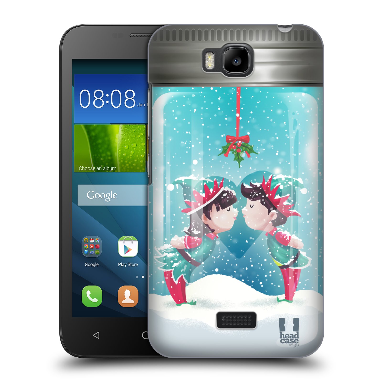 HEAD CASE DESIGNS CHRISTMAS IN JARS BACK CASE & WALLPAPER FOR HUAWEI PHONES 2 - Picture 10 of 13