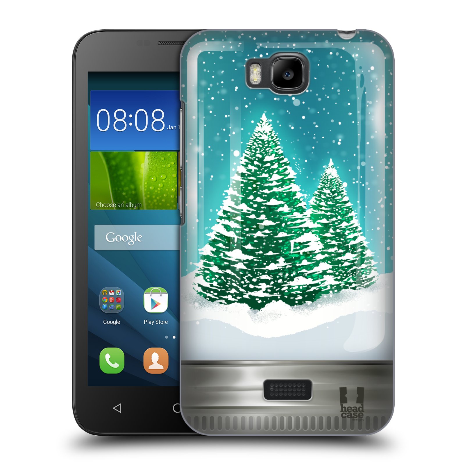 HEAD CASE DESIGNS CHRISTMAS IN JARS BACK CASE & WALLPAPER FOR HUAWEI PHONES 2 - Picture 13 of 13