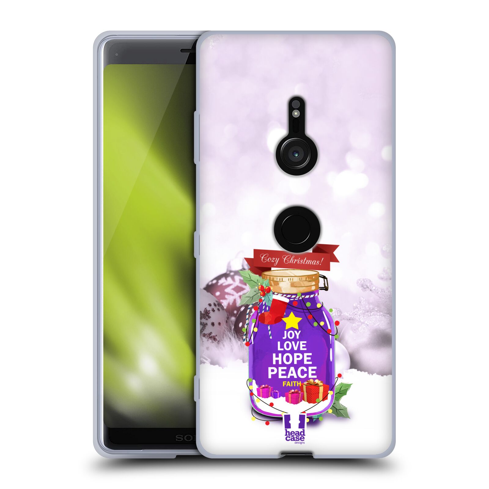 CUSTODIA IN GEL MORBIDA HEAD CASE DESIGNS CHRISTMAS JARS PER TELEFONI SONY 1 - Foto 8 di 10