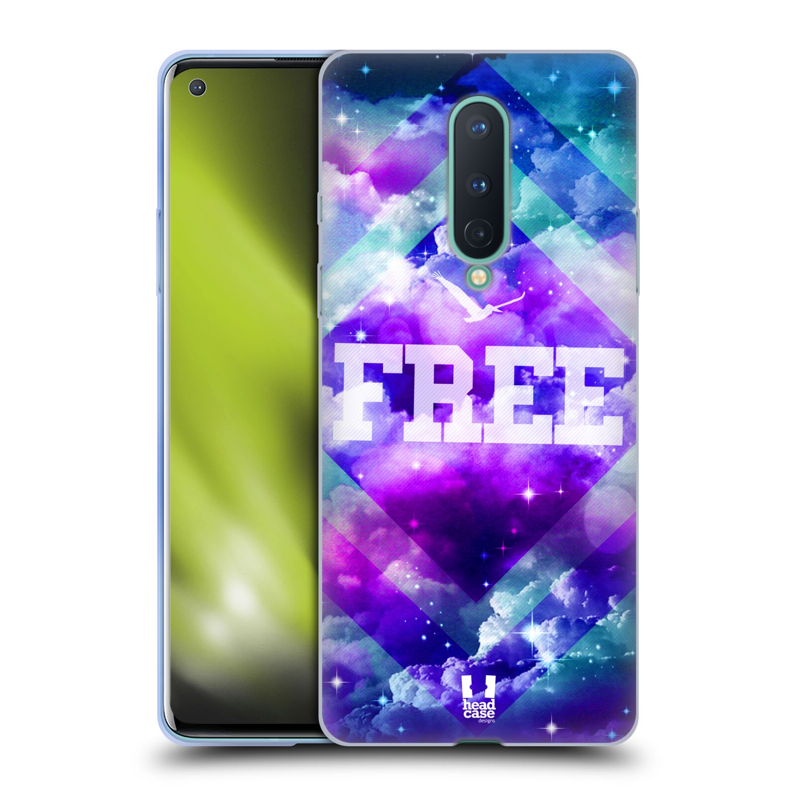 FUNDA HEAD CASE DESIGNS CON DIBUJO DE NUBES CROMÁTICAS DE GEL SUAVE PARA TELÉFONOS GOOGLE ONEPLUS - Imagen 10 de 12