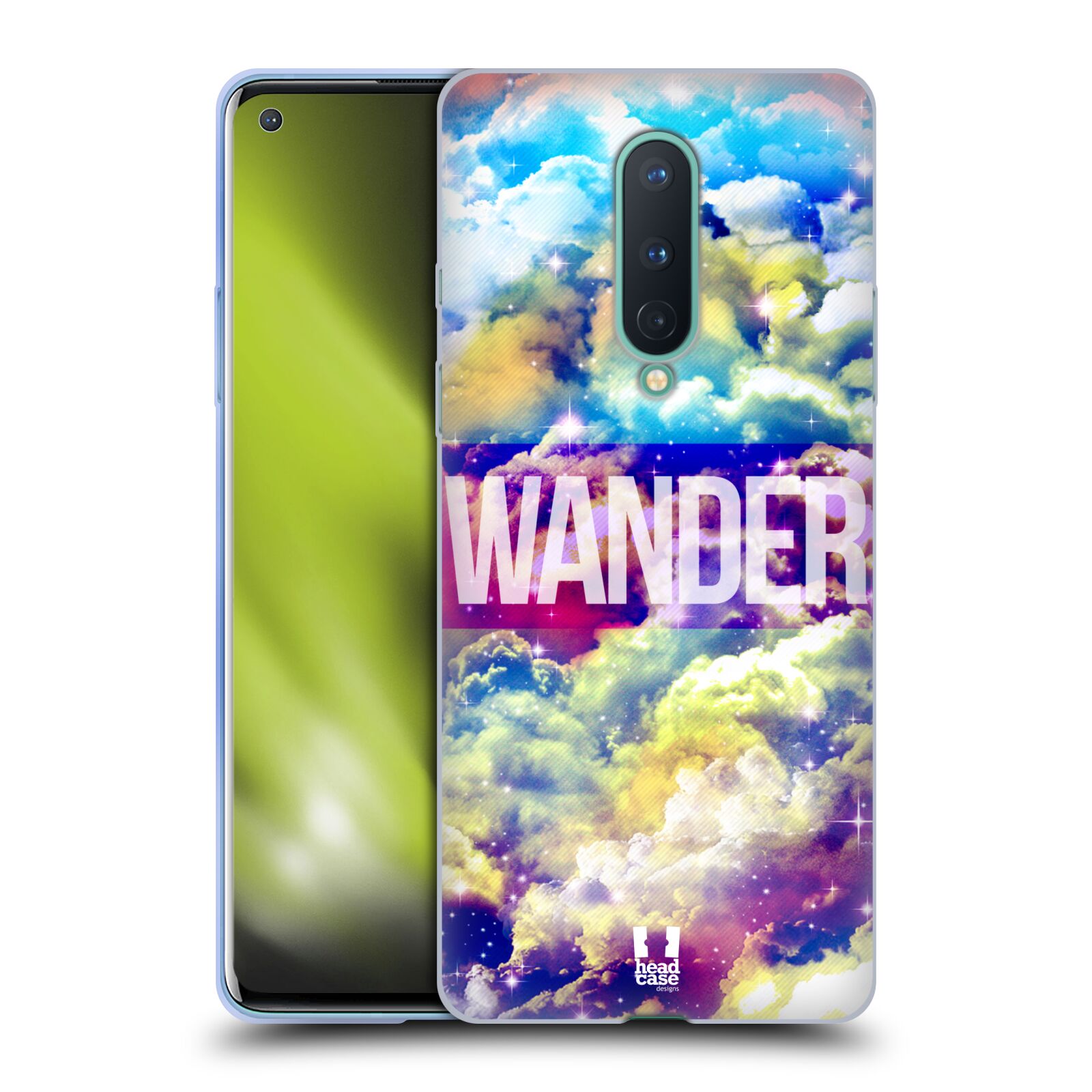 FUNDA HEAD CASE DESIGNS CON DIBUJO DE NUBES CROMÁTICAS DE GEL SUAVE PARA TELÉFONOS GOOGLE ONEPLUS - Imagen 11 de 12