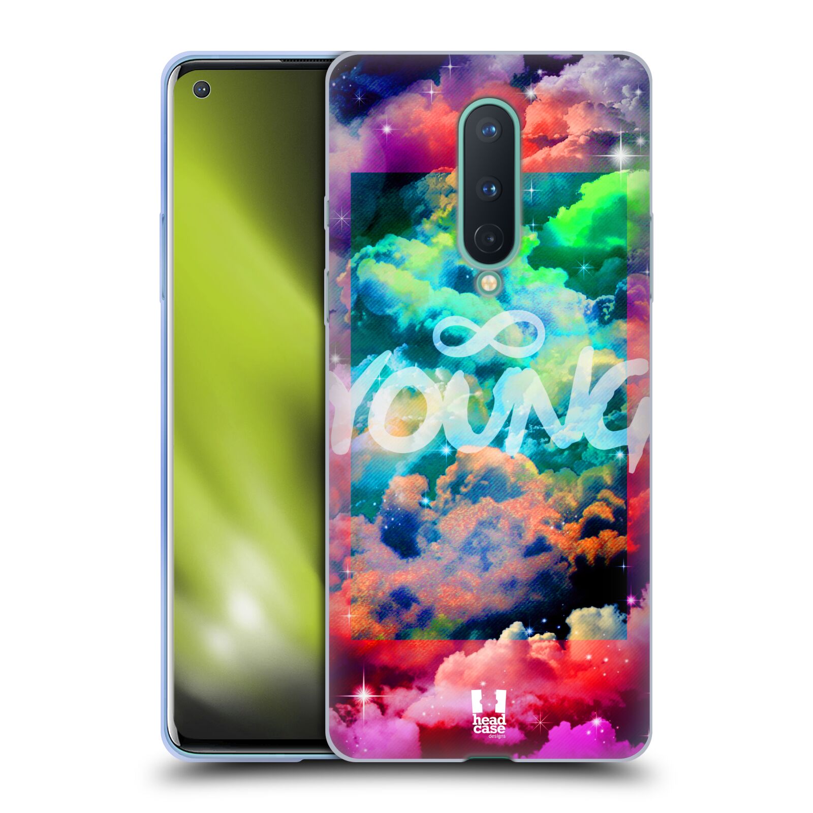 FUNDA HEAD CASE DESIGNS CON DIBUJO DE NUBES CROMÁTICAS DE GEL SUAVE PARA TELÉFONOS GOOGLE ONEPLUS - Imagen 12 de 12