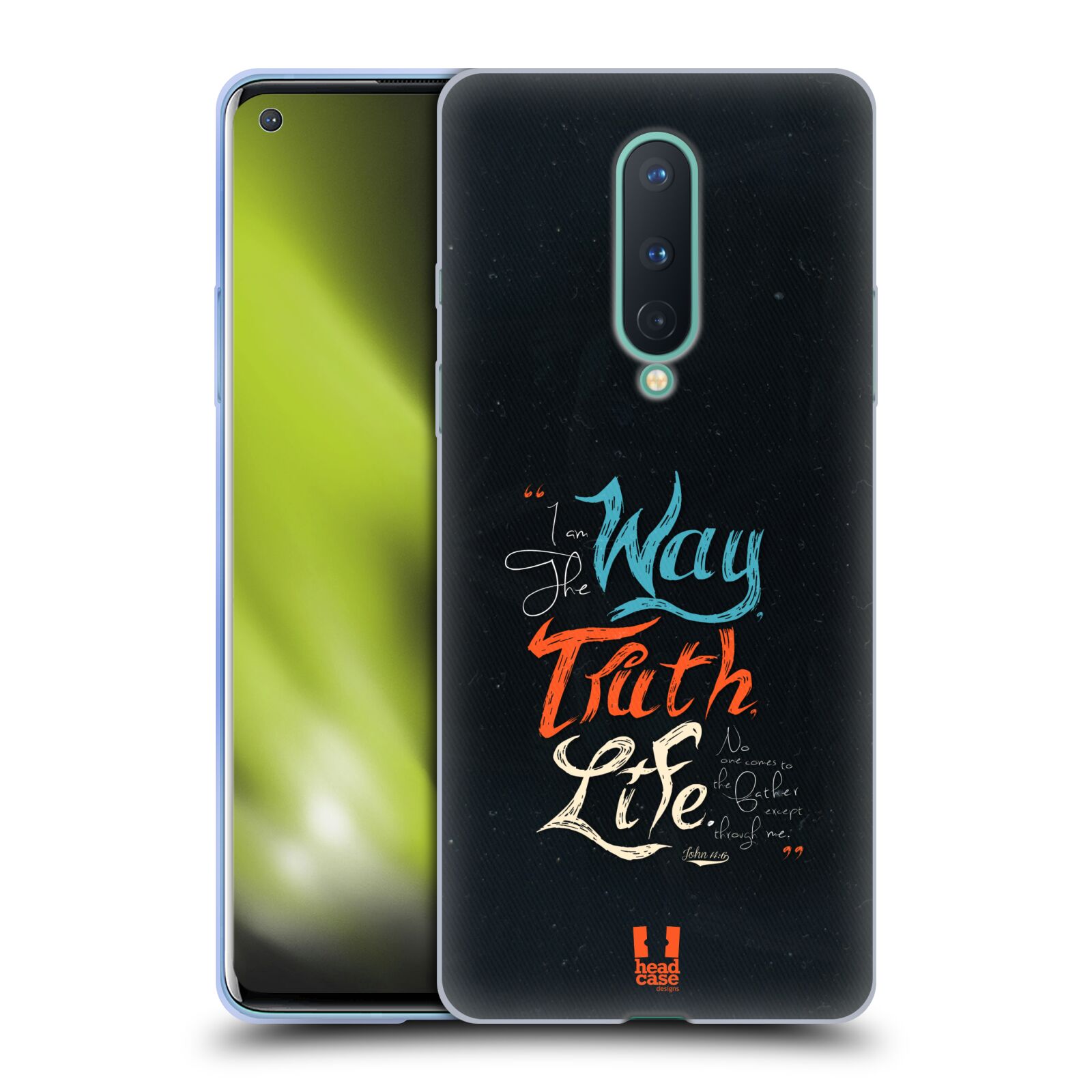 FUNDA HEAD CASE DESIGNS CON DIBUJO DE GEL SUAVE CHRISTIAN TYPO 2 PARA TELÉFONOS GOOGLE ONEPLUS - Imagen 12 de 12