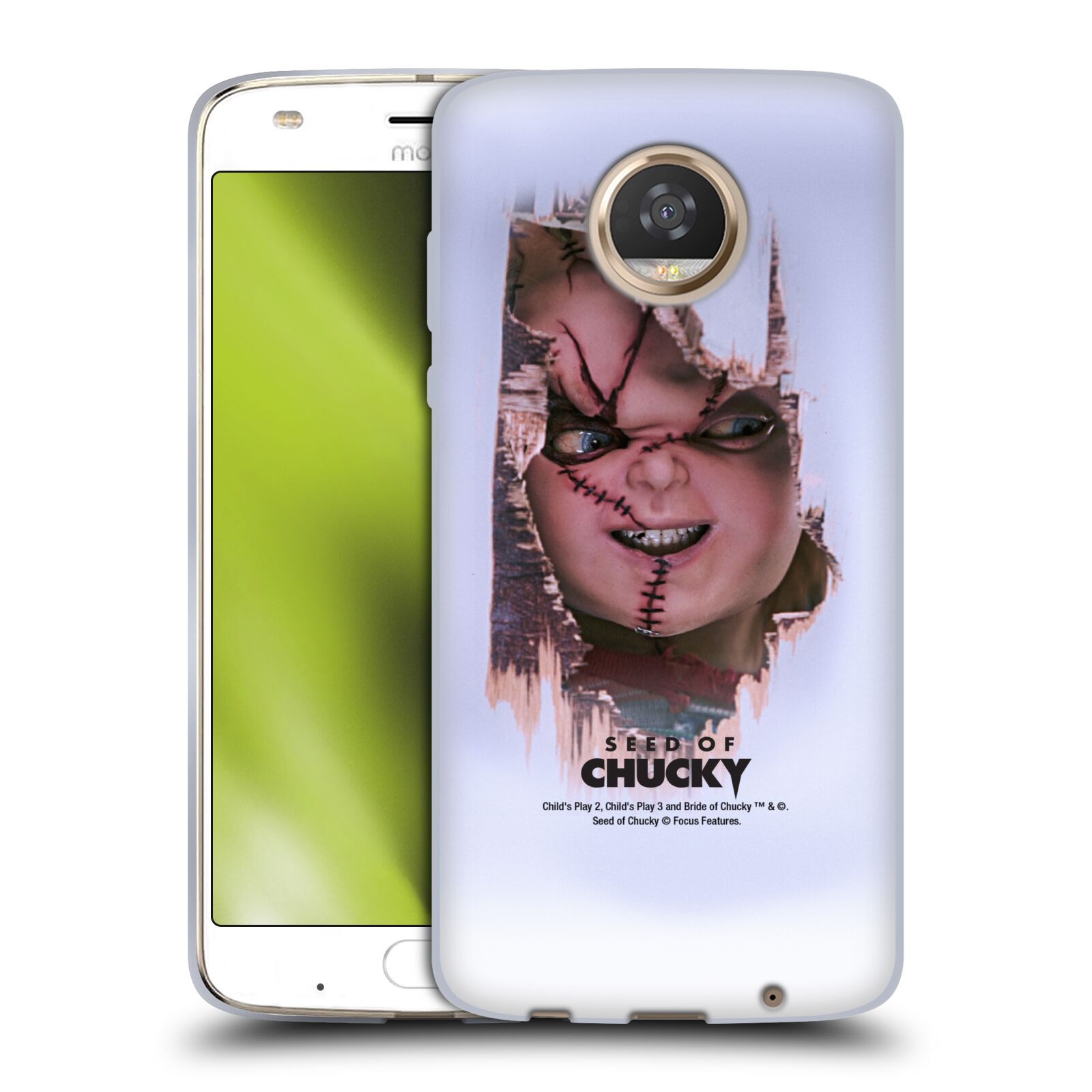 OFFICIAL SEED OF CHUCKY KEY ART GEL CASE FOR MOTOROLA PHONES