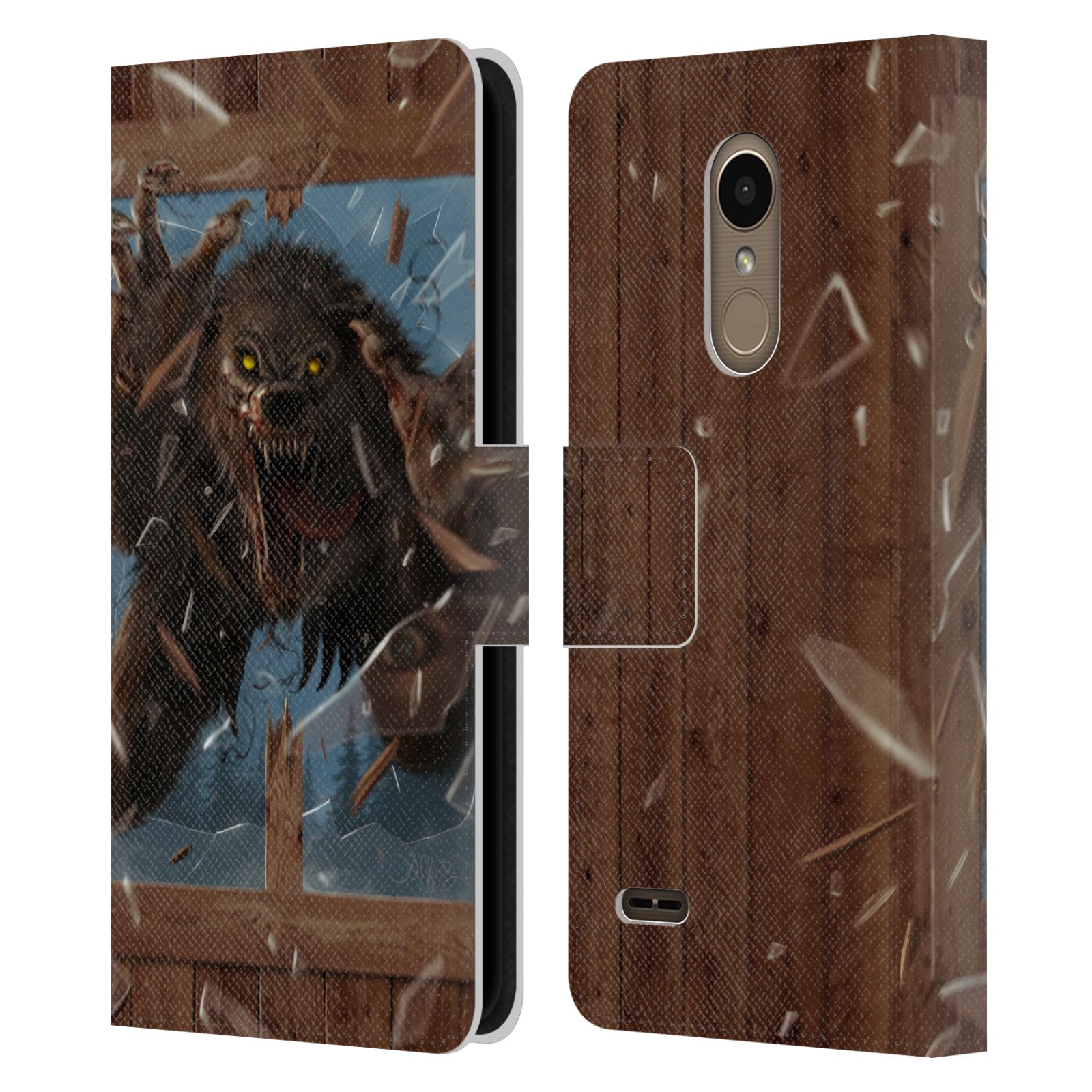 OFFICIAL CHRISTOS KARAPANOS HORROR 3 LEATHER BOOK WALLET CASE FOR LG PHONES 1 - Picture 7 of 7