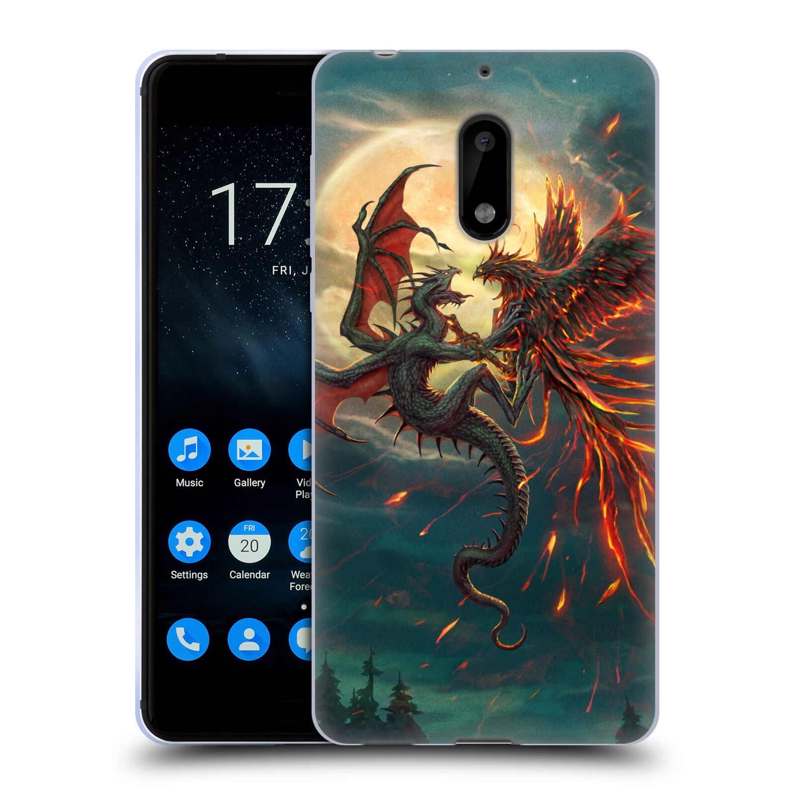 OFFICIAL CHRISTOS KARAPANOS KEY ART SOFT GEL CASE FOR NOKIA PHONES 1 - Picture 8 of 13