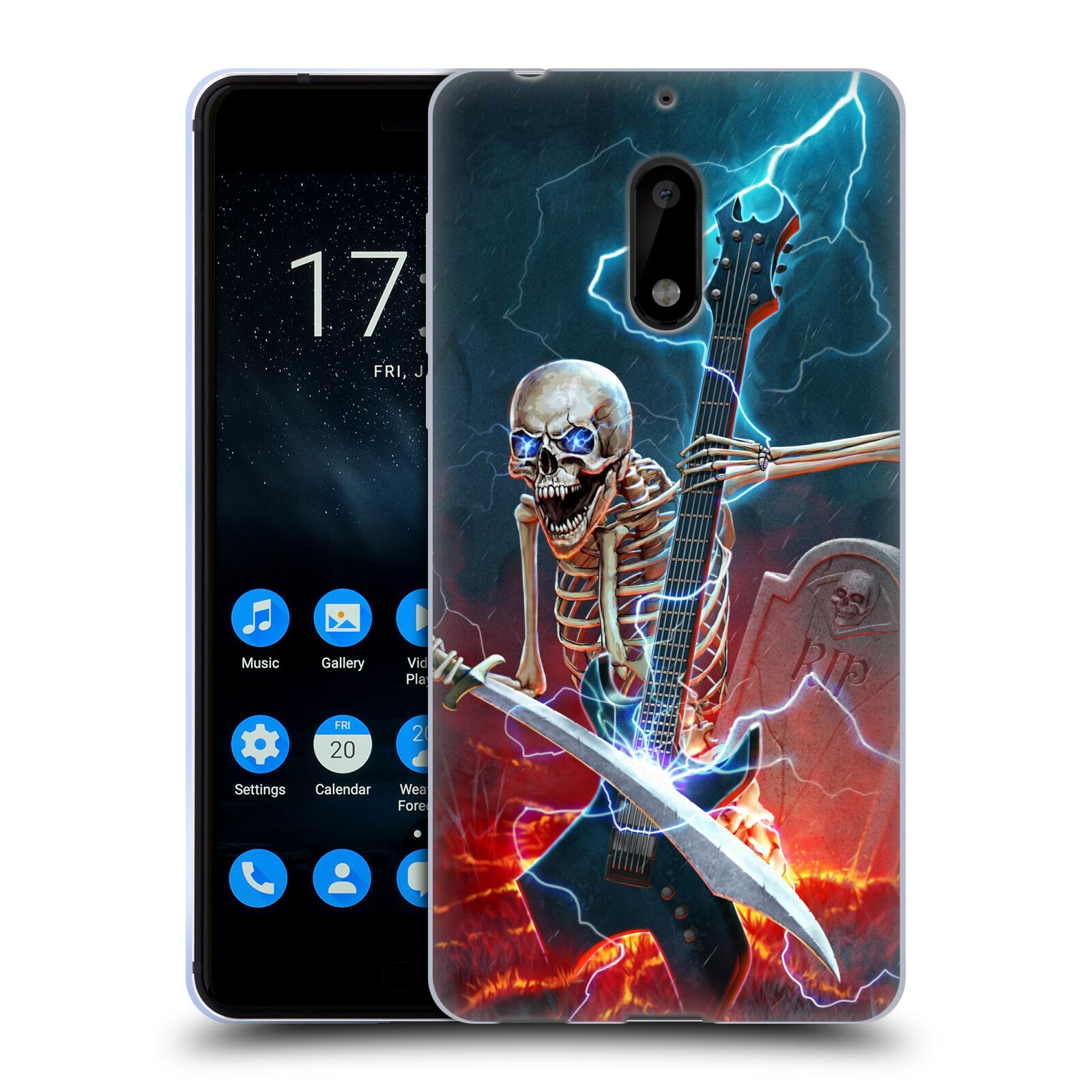 OFFICIAL CHRISTOS KARAPANOS KEY ART SOFT GEL CASE FOR NOKIA PHONES 1 - Picture 10 of 13