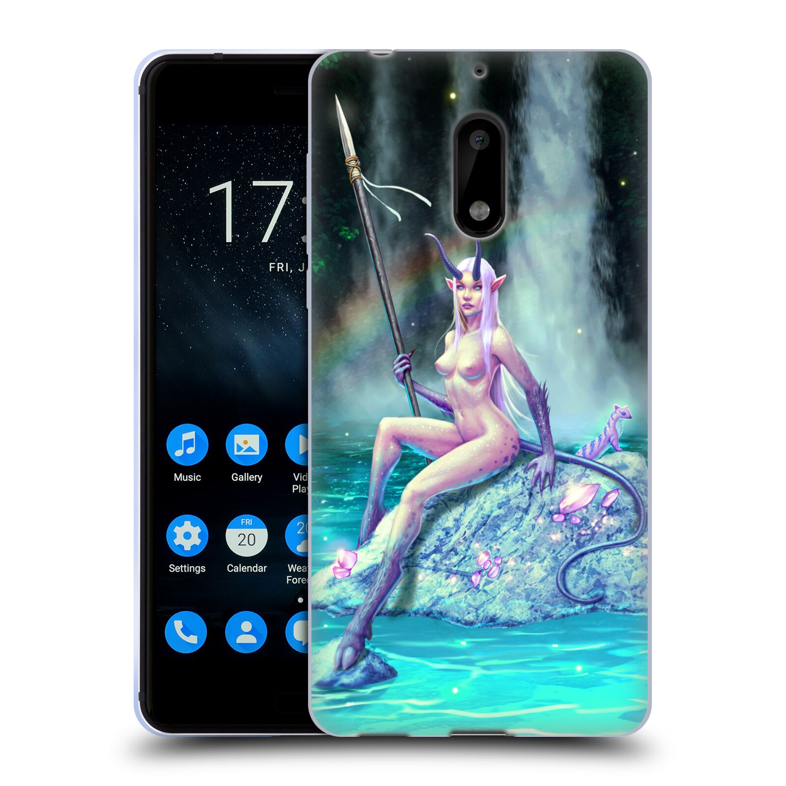 OFFICIAL CHRISTOS KARAPANOS KEY ART SOFT GEL CASE FOR NOKIA PHONES 1 - Picture 12 of 13