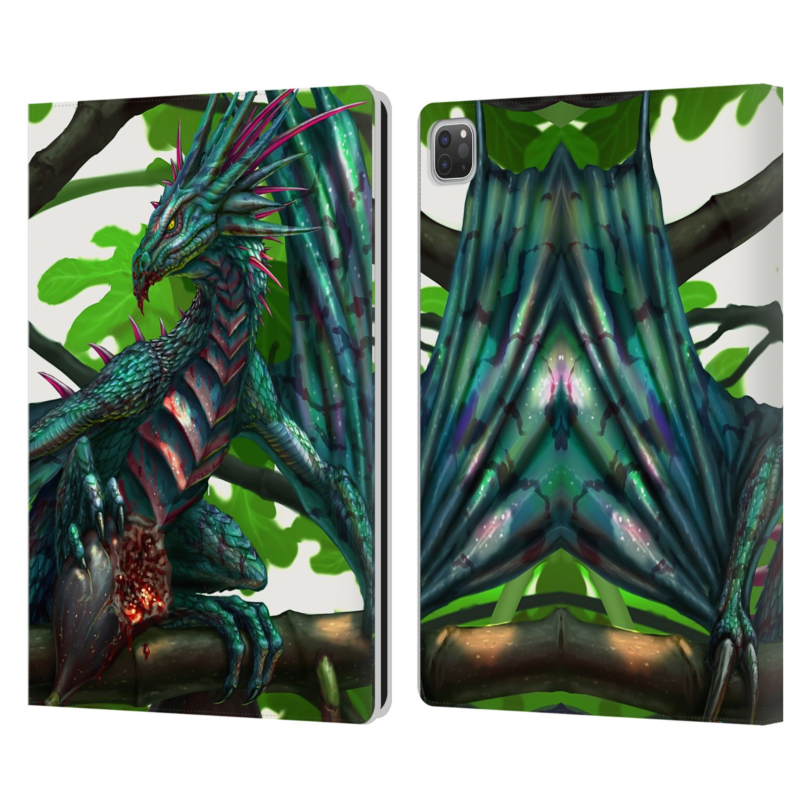 OFFICIAL CHRISTOS KARAPANOS MYTHICAL LEATHER BOOK WALLET CASE FOR APPLE iPAD - Picture 14 of 15