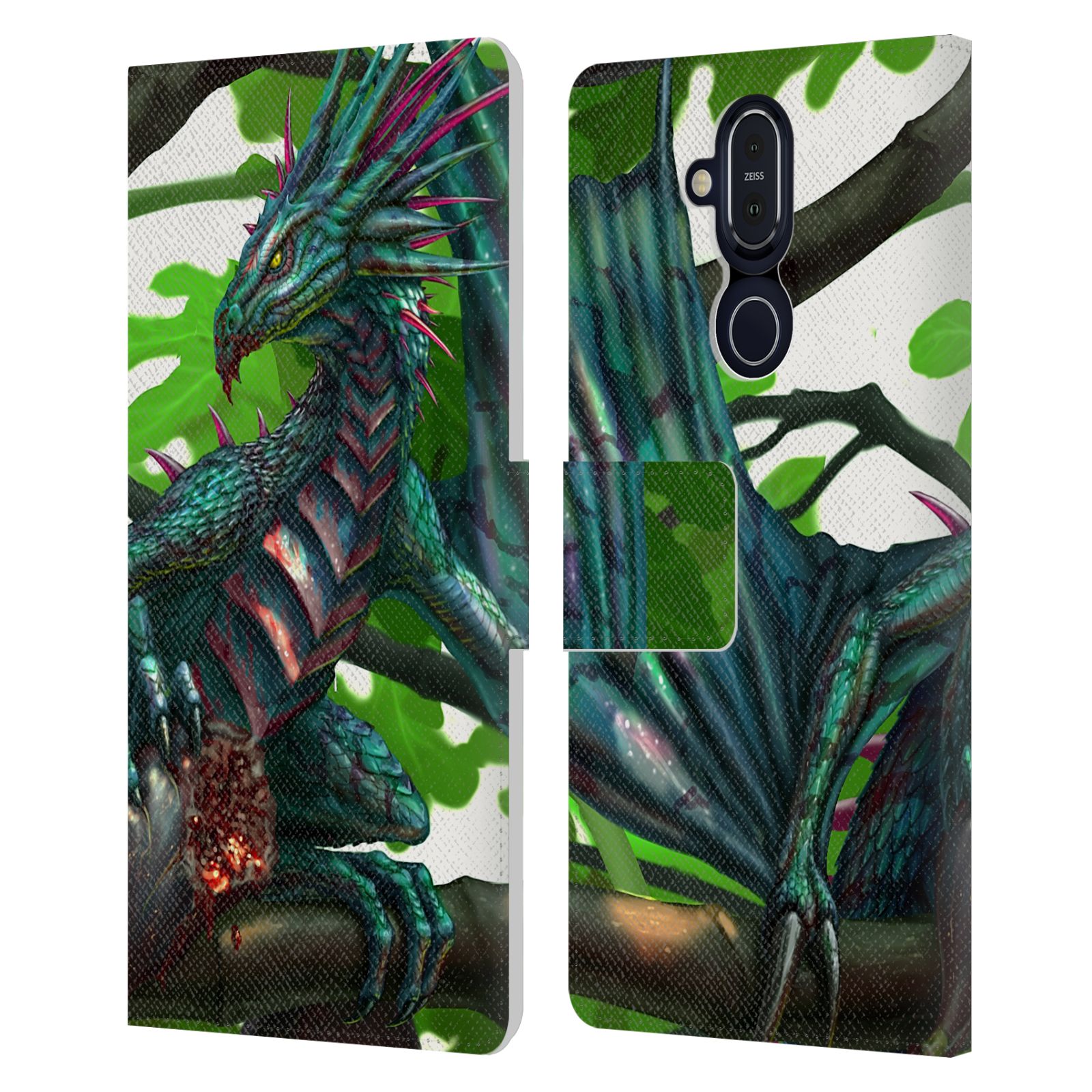 CHRISTOS KARAPANOS MYTHICAL LEATHER BOOK WALLET CASE FOR MICROSOFT NOKIA PHONES - Picture 14 of 15
