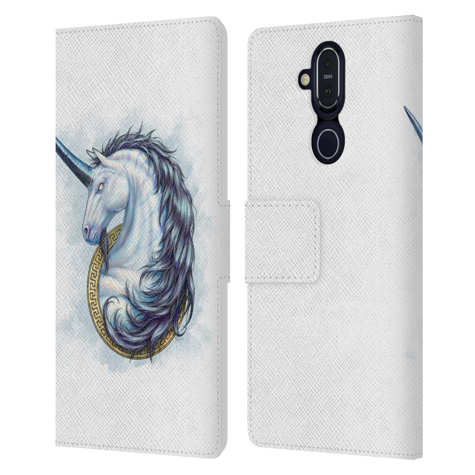 CHRISTOS KARAPANOS MYTHICAL LEATHER BOOK WALLET CASE FOR MICROSOFT NOKIA PHONES - Picture 9 of 15