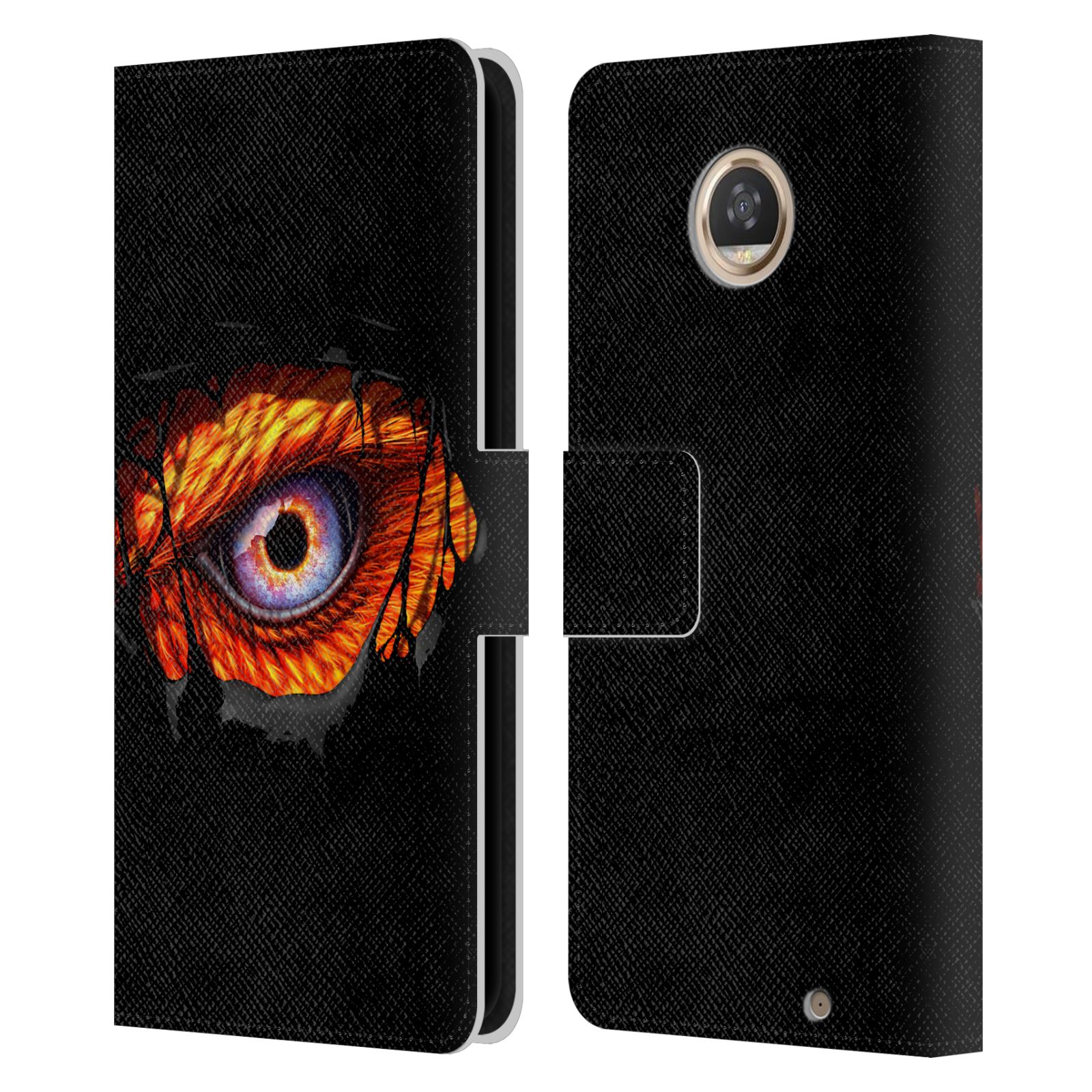 OFFICIAL CHRISTOS KARAPANOS MYTHICAL LEATHER BOOK CASE FOR MOTOROLA PHONES - Picture 12 of 12
