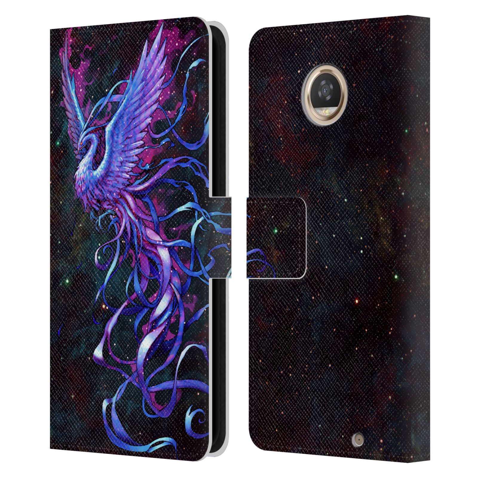 OFFICIAL CHRISTOS KARAPANOS MYTHICAL LEATHER BOOK CASE FOR MOTOROLA PHONES - Picture 11 of 12