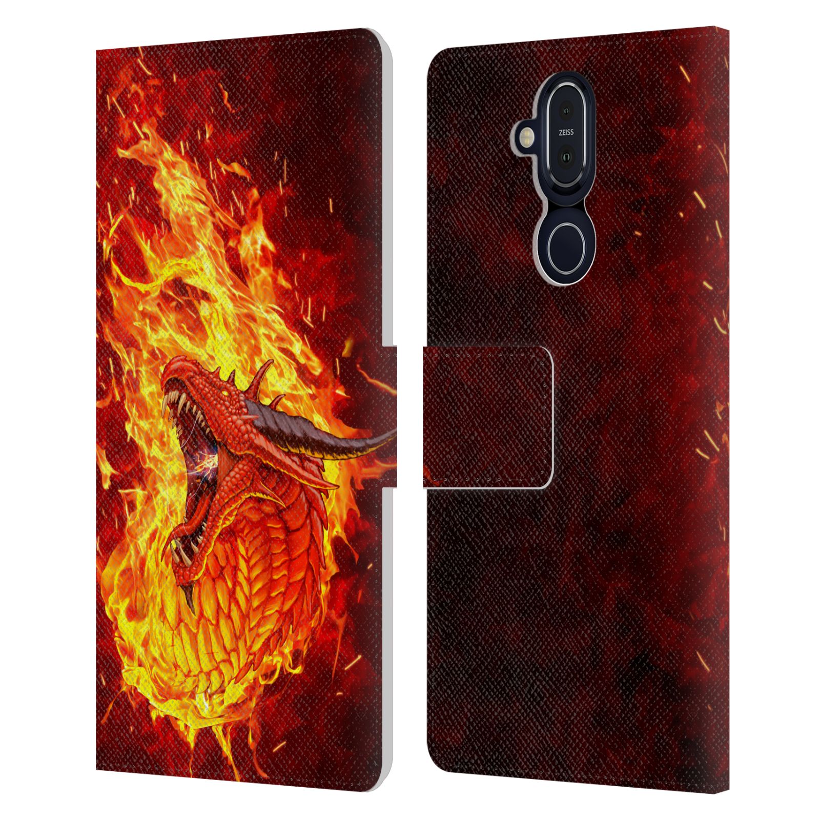 CHRISTOS KARAPANOS MYTHICAL LEATHER BOOK WALLET CASE FOR MICROSOFT NOKIA PHONES - Picture 15 of 15