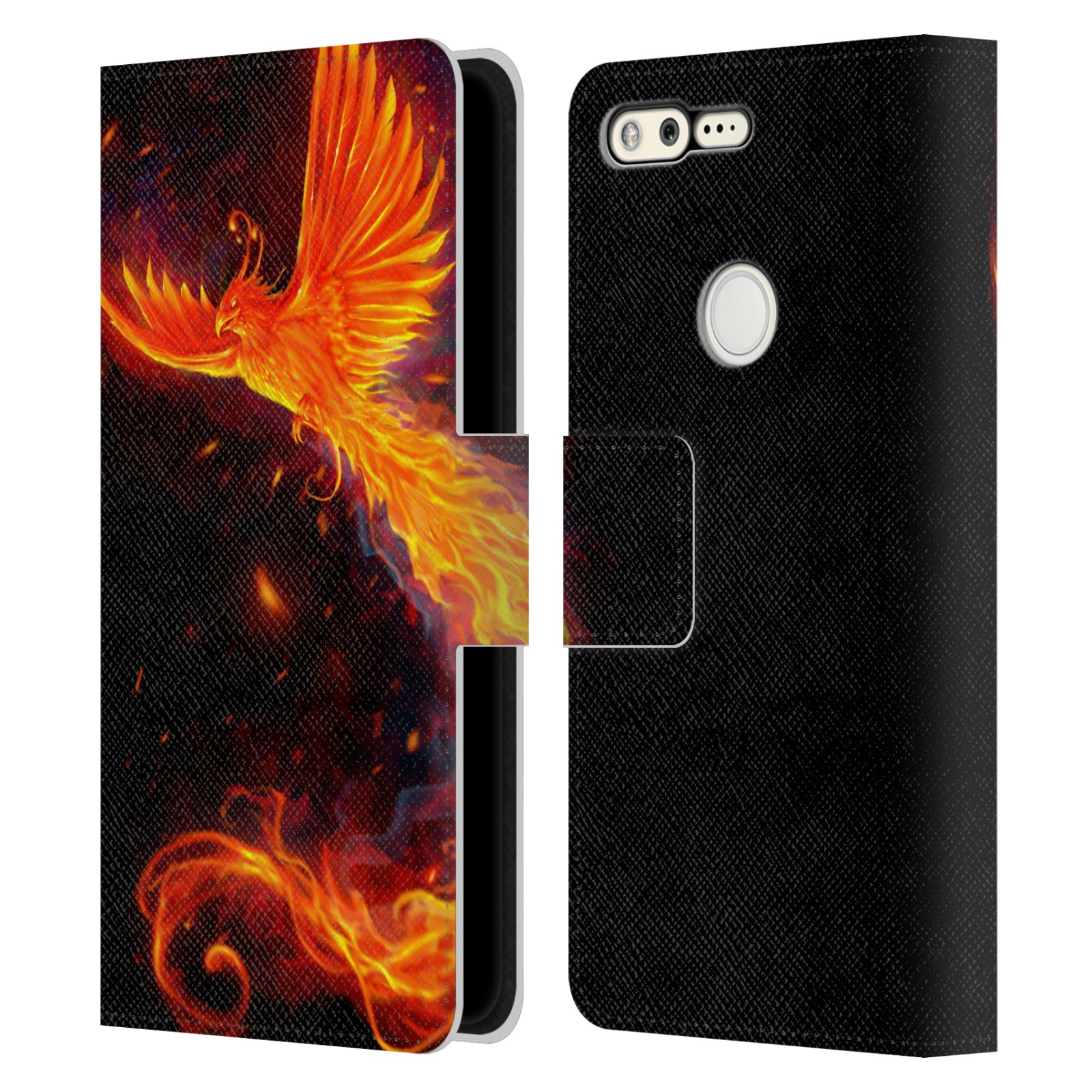 OFFICIAL CHRISTOS KARAPANOS PHOENIX LEATHER BOOK WALLET CASE FOR GOOGLE PHONES - Picture 8 of 12