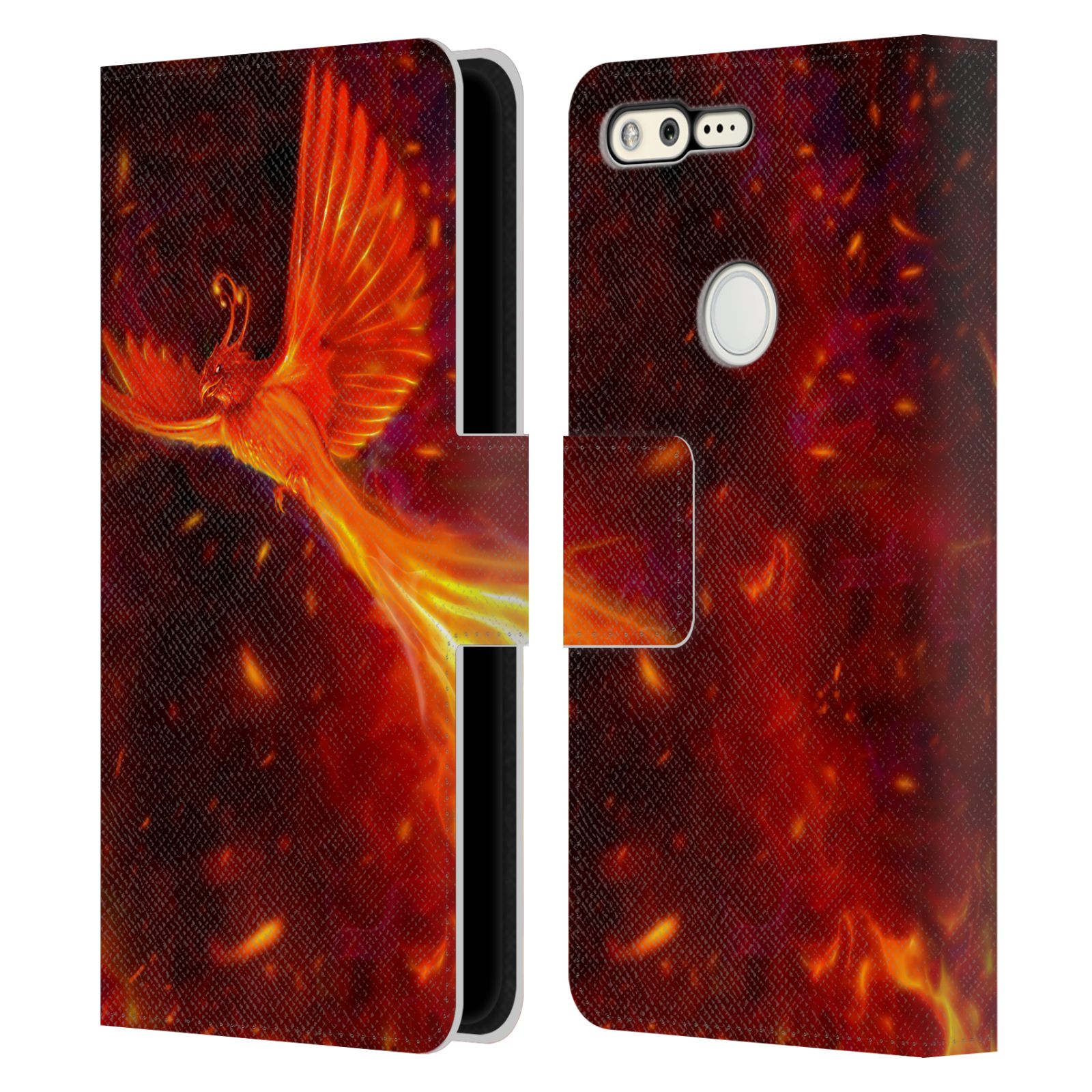OFFICIAL CHRISTOS KARAPANOS PHOENIX LEATHER BOOK WALLET CASE FOR GOOGLE PHONES - Picture 7 of 12