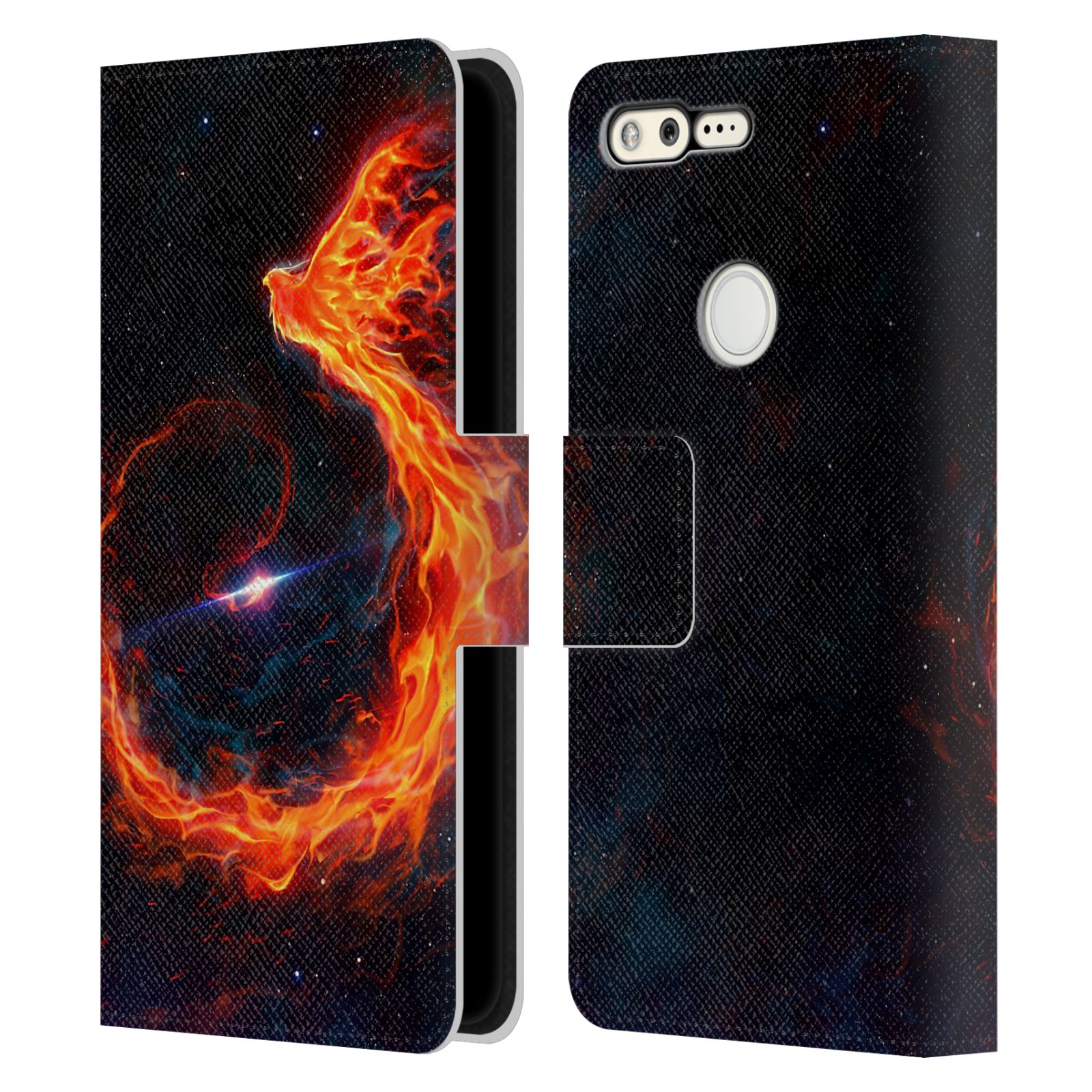 OFFICIAL CHRISTOS KARAPANOS PHOENIX LEATHER BOOK WALLET CASE FOR GOOGLE PHONES - Picture 11 of 12