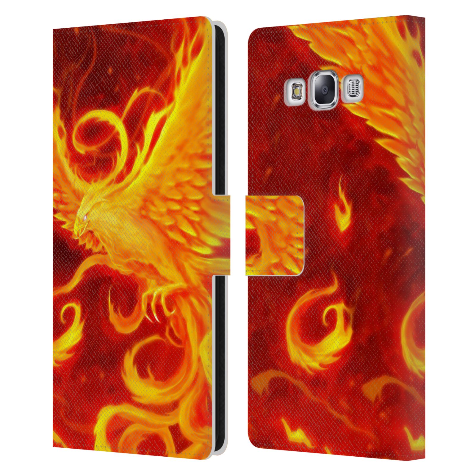 CHRISTOS KARAPANOS PHOENIX 3 LEATHER BOOK CASE FOR SAMSUNG PHONES 3 - Picture 8 of 9