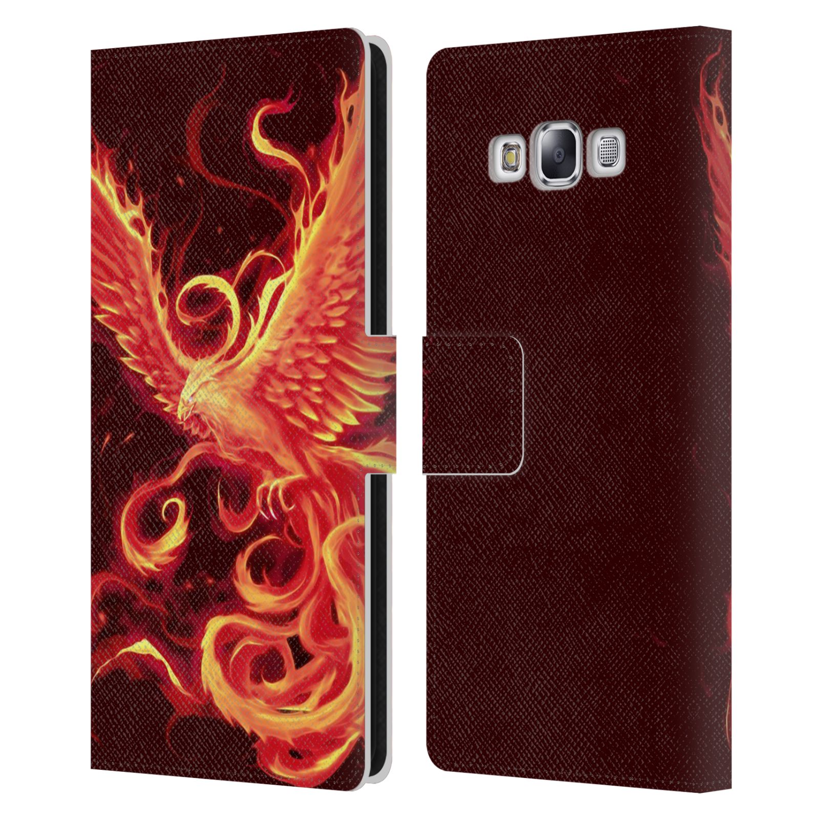 CHRISTOS KARAPANOS PHOENIX 3 LEATHER BOOK CASE FOR SAMSUNG PHONES 3 - Picture 9 of 9