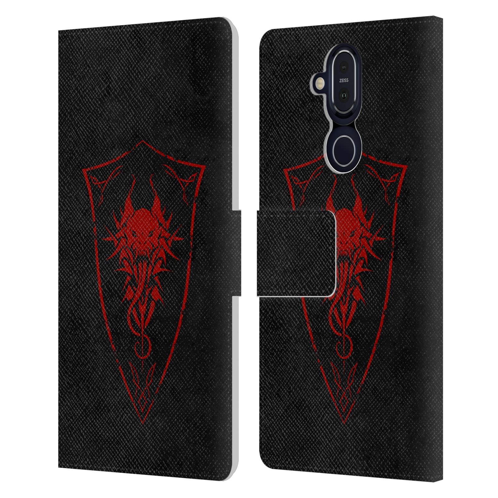 OFFICIAL CHRISTOS KARAPANOS SHIELD LEATHER BOOK CASE FOR MICROSOFT NOKIA PHONES - Picture 7 of 12