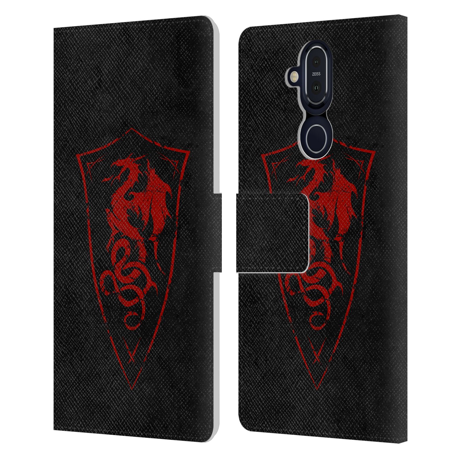 OFFICIAL CHRISTOS KARAPANOS SHIELD LEATHER BOOK CASE FOR MICROSOFT NOKIA PHONES - Picture 8 of 12