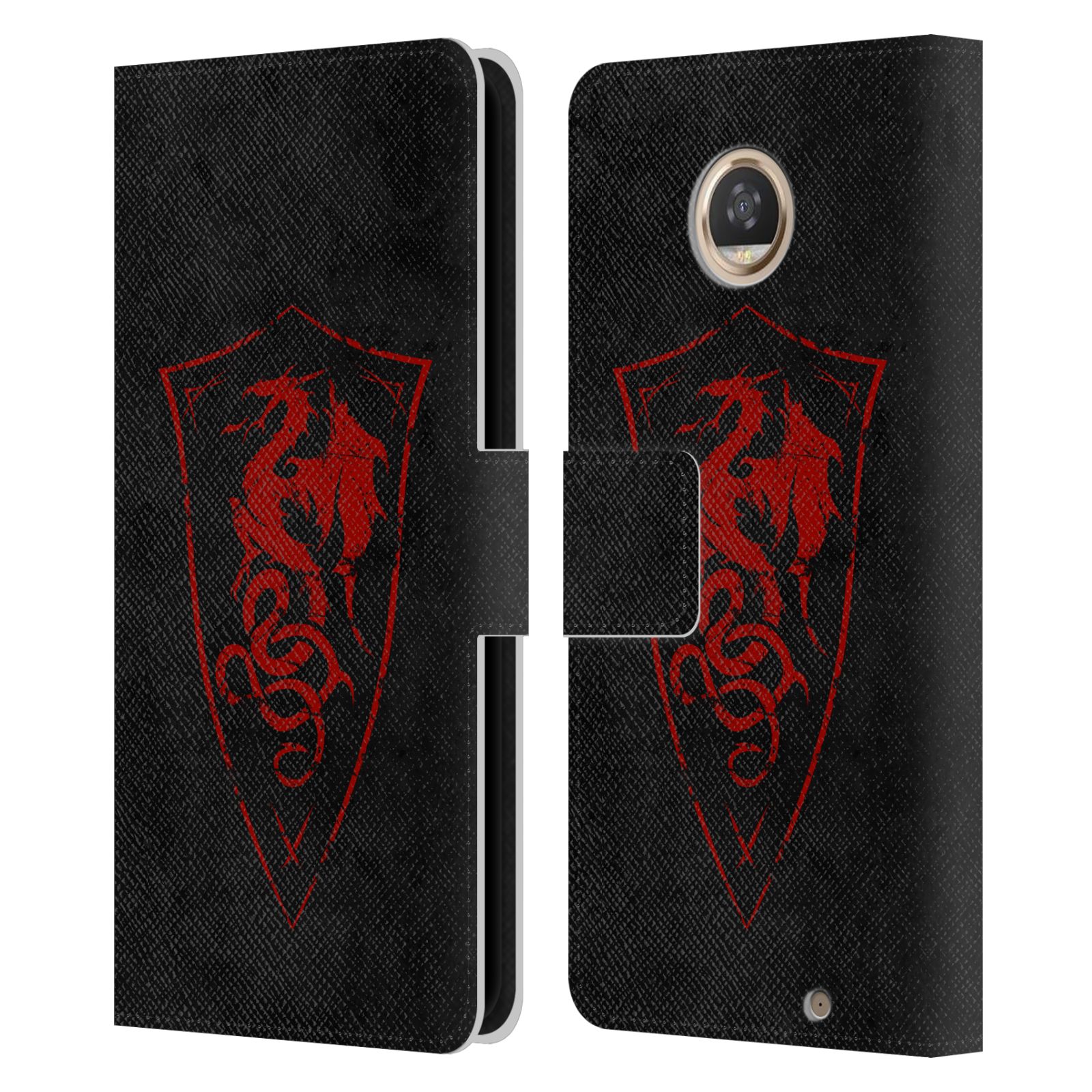 OFFICIAL CHRISTOS KARAPANOS SHIELD LEATHER BOOK CASE FOR MOTOROLA PHONES 2 - Picture 8 of 12