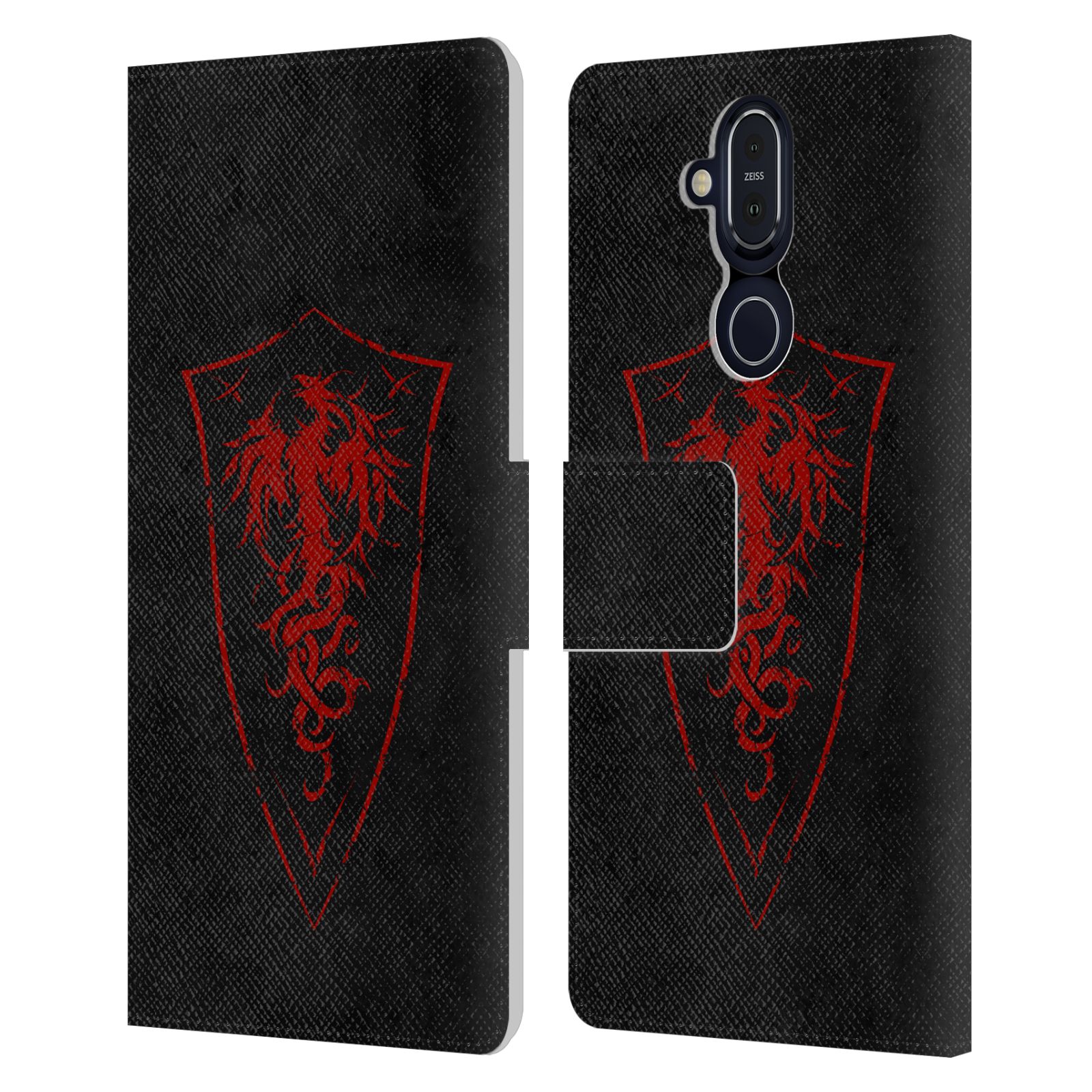 OFFICIAL CHRISTOS KARAPANOS SHIELD LEATHER BOOK CASE FOR MICROSOFT NOKIA PHONES - Picture 9 of 12