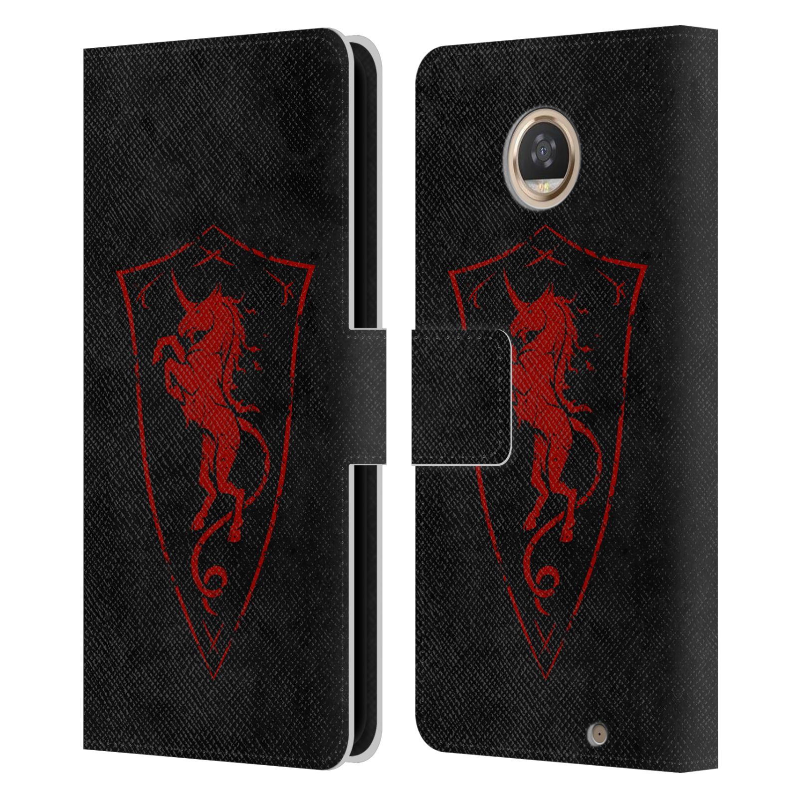 OFFICIAL CHRISTOS KARAPANOS SHIELD LEATHER BOOK CASE FOR MOTOROLA PHONES 2 - Picture 10 of 12