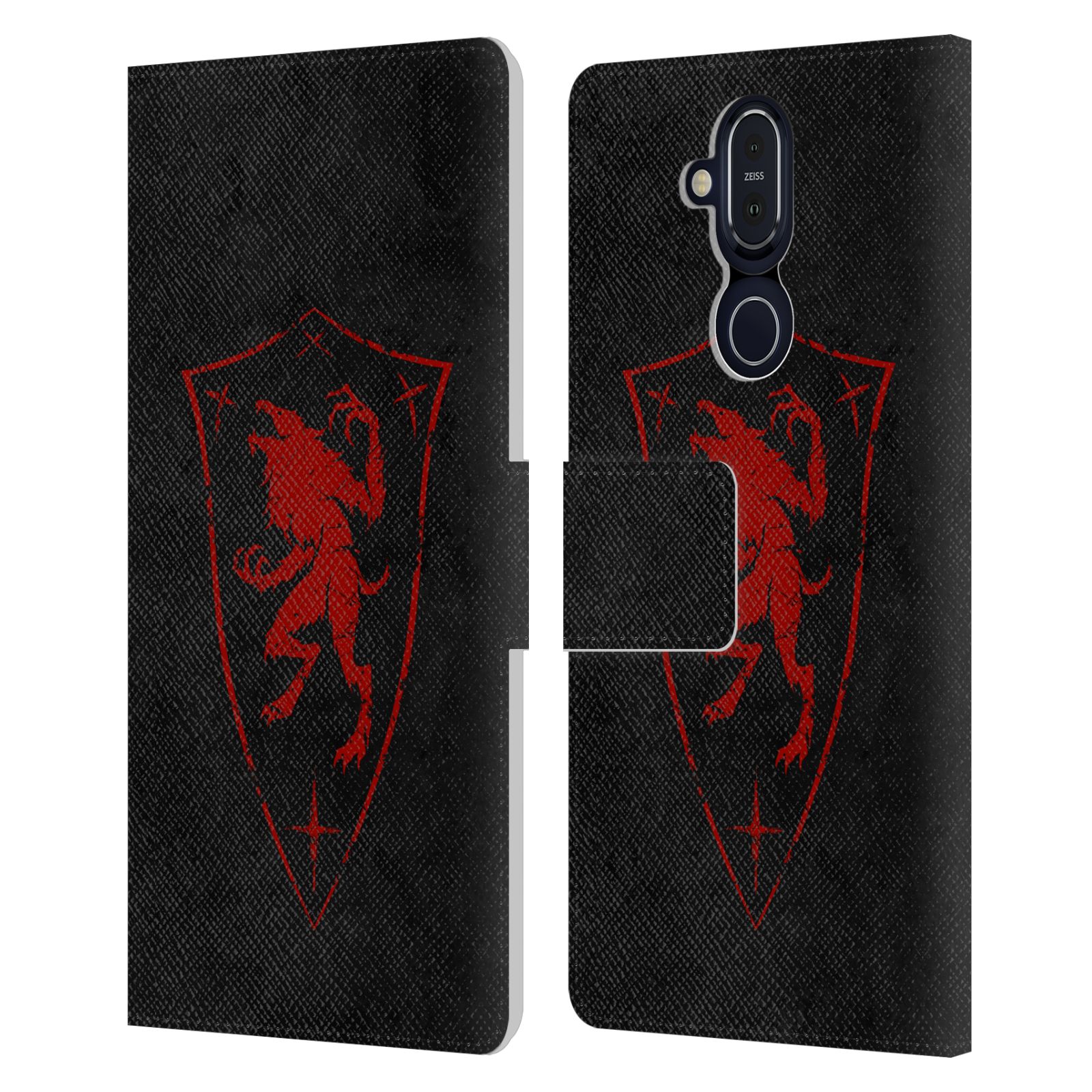 OFFICIAL CHRISTOS KARAPANOS SHIELD LEATHER BOOK CASE FOR MICROSOFT NOKIA PHONES - Picture 11 of 12