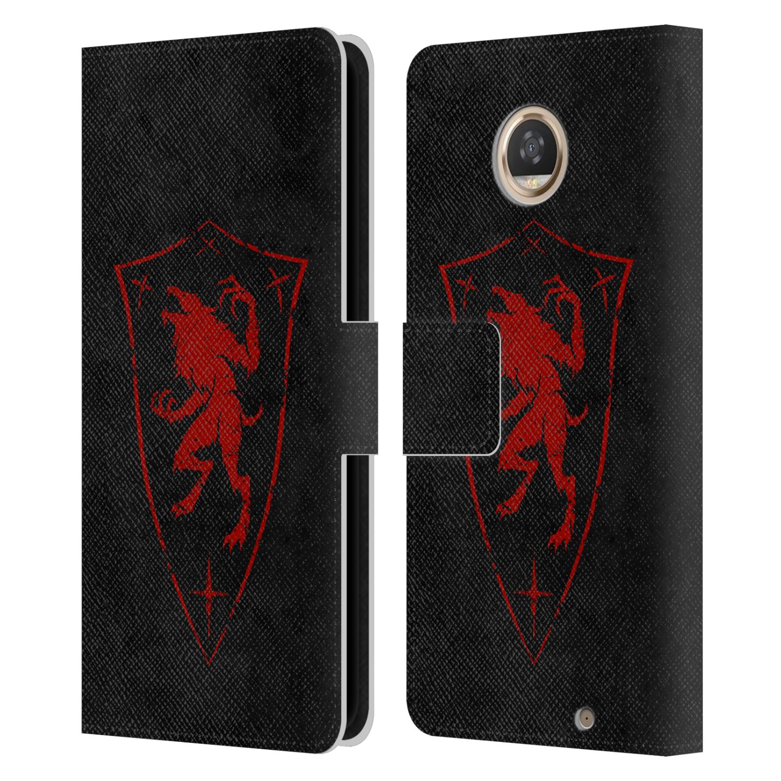 OFFICIAL CHRISTOS KARAPANOS SHIELD LEATHER BOOK CASE FOR MOTOROLA PHONES 2 - Picture 11 of 12