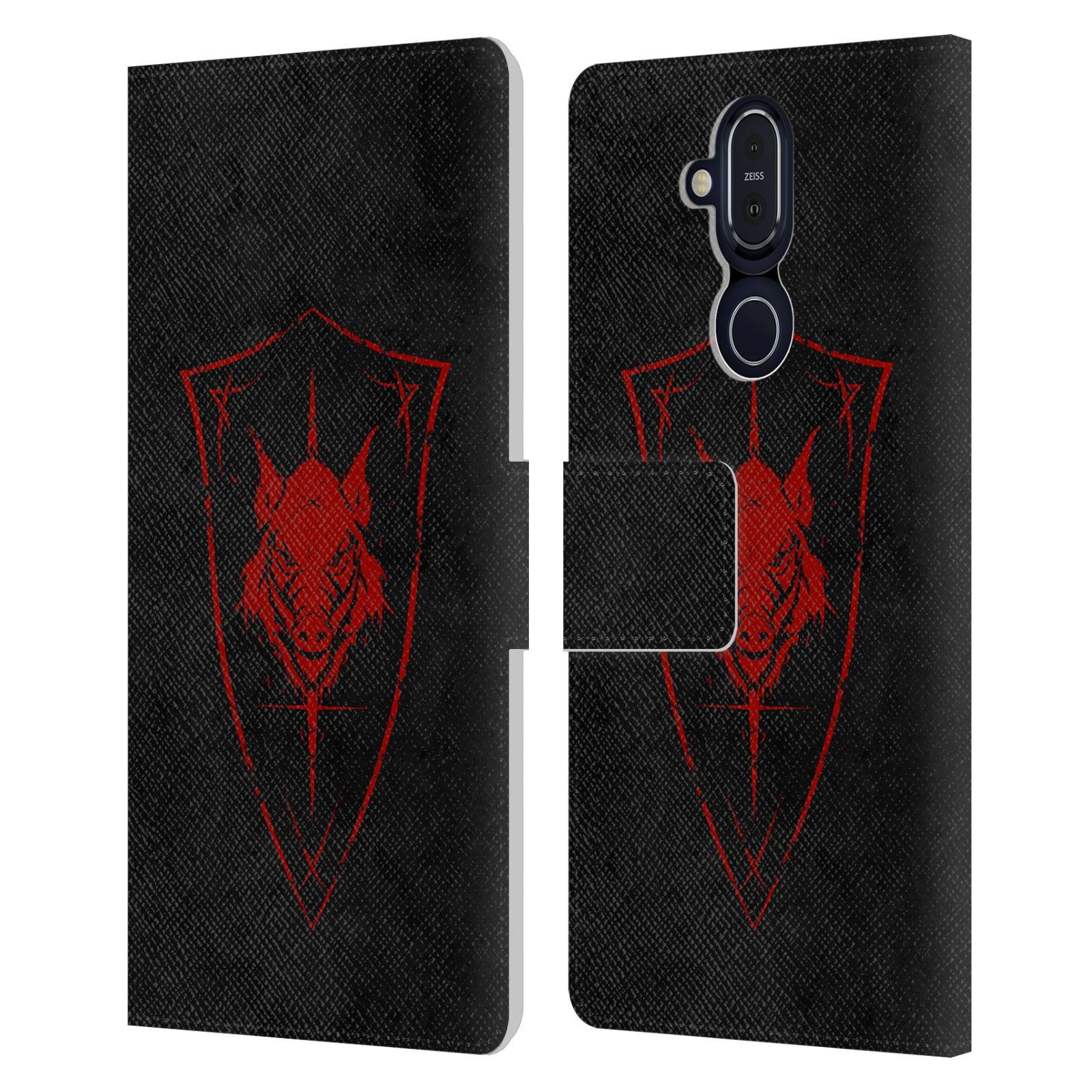 OFFICIAL CHRISTOS KARAPANOS SHIELD LEATHER BOOK CASE FOR MICROSOFT NOKIA PHONES - Picture 12 of 12