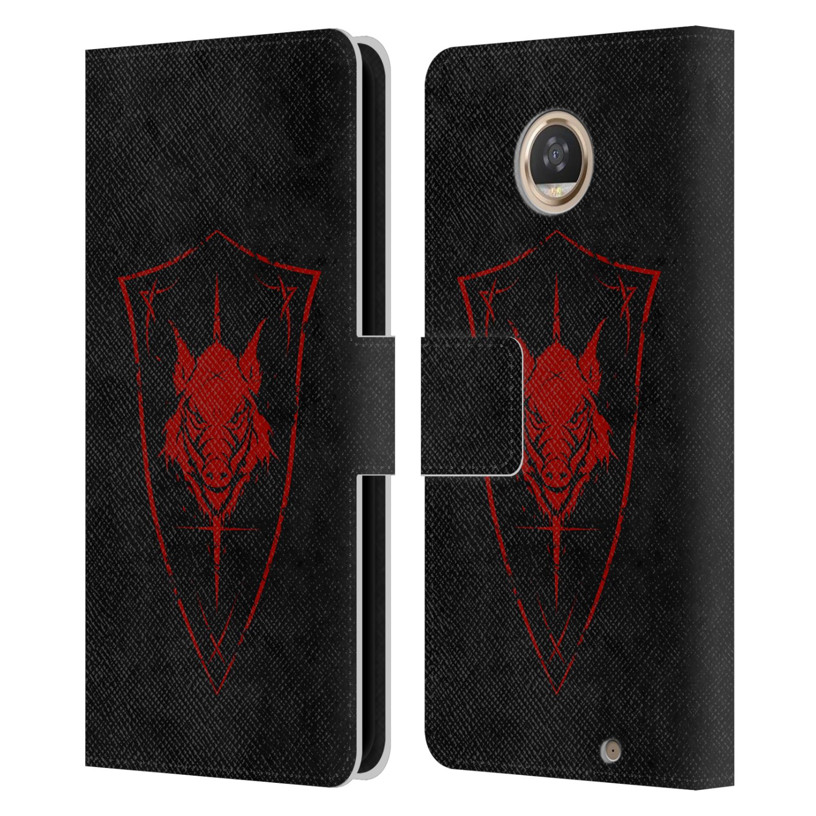 OFFICIAL CHRISTOS KARAPANOS SHIELD LEATHER BOOK CASE FOR MOTOROLA PHONES 2 - Picture 12 of 12