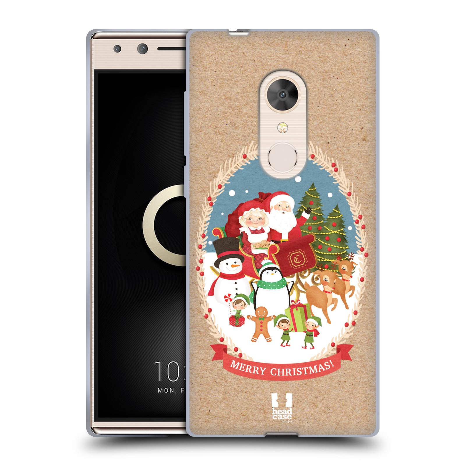 HEAD CASE DESIGNS CHRISTMAS CLASSICS 2 GEL CASE & WALLPAPER FOR ALCATEL PHONES - Picture 11 of 20