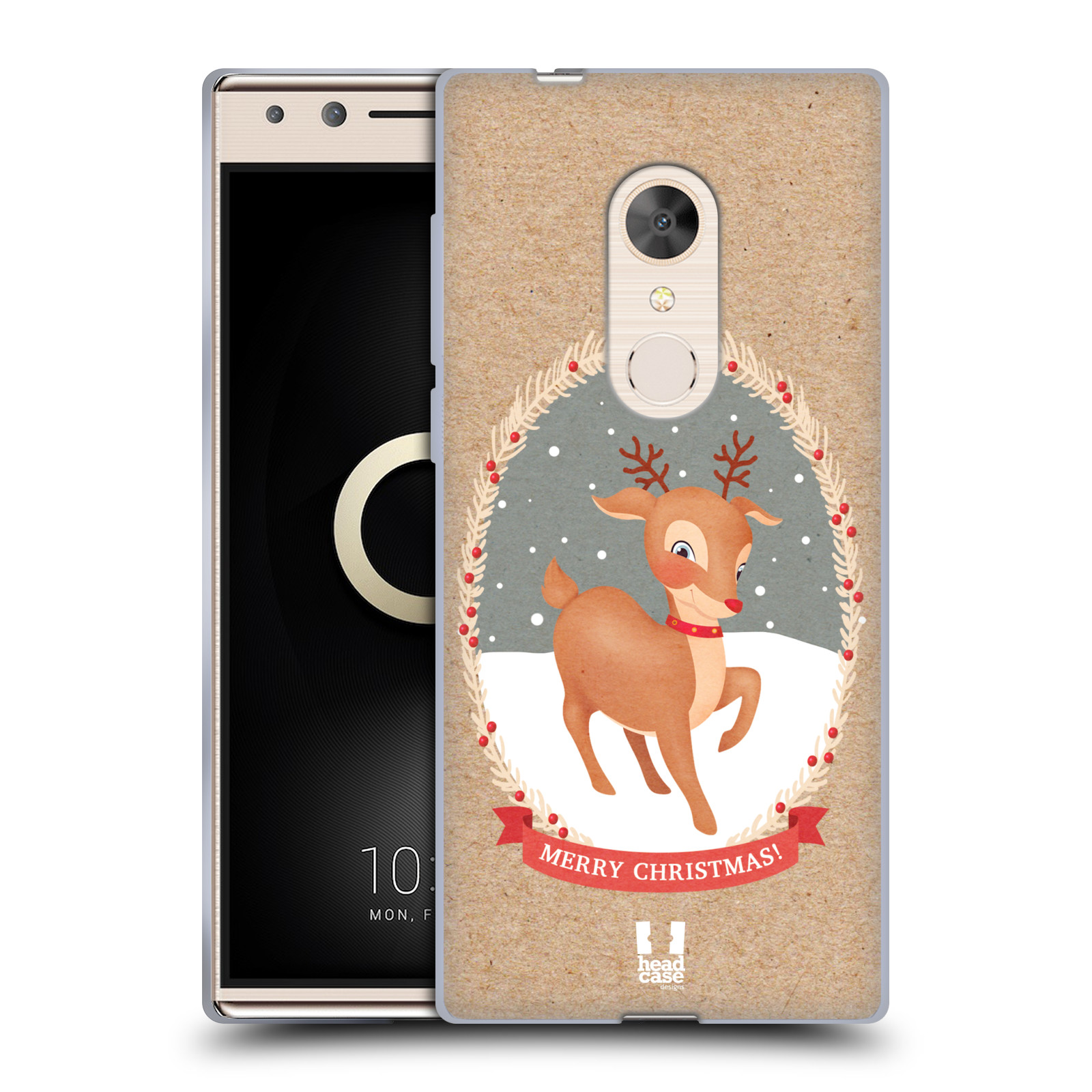 HEAD CASE DESIGNS CHRISTMAS CLASSICS 2 GEL CASE & WALLPAPER FOR ALCATEL PHONES - Picture 16 of 20