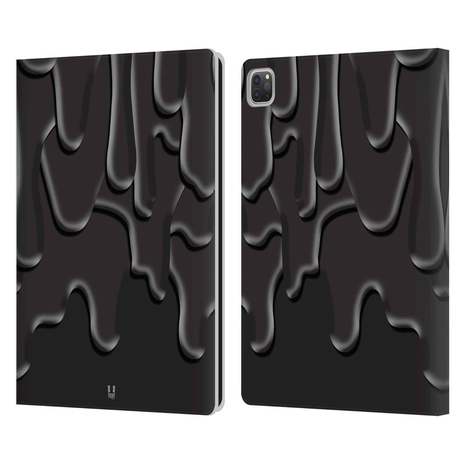 HEAD CASE DESIGNS CMYK MELTDOWN LEATHER BOOK WALLET CASE COVER FOR APPLE iPAD - Picture 7 of 11