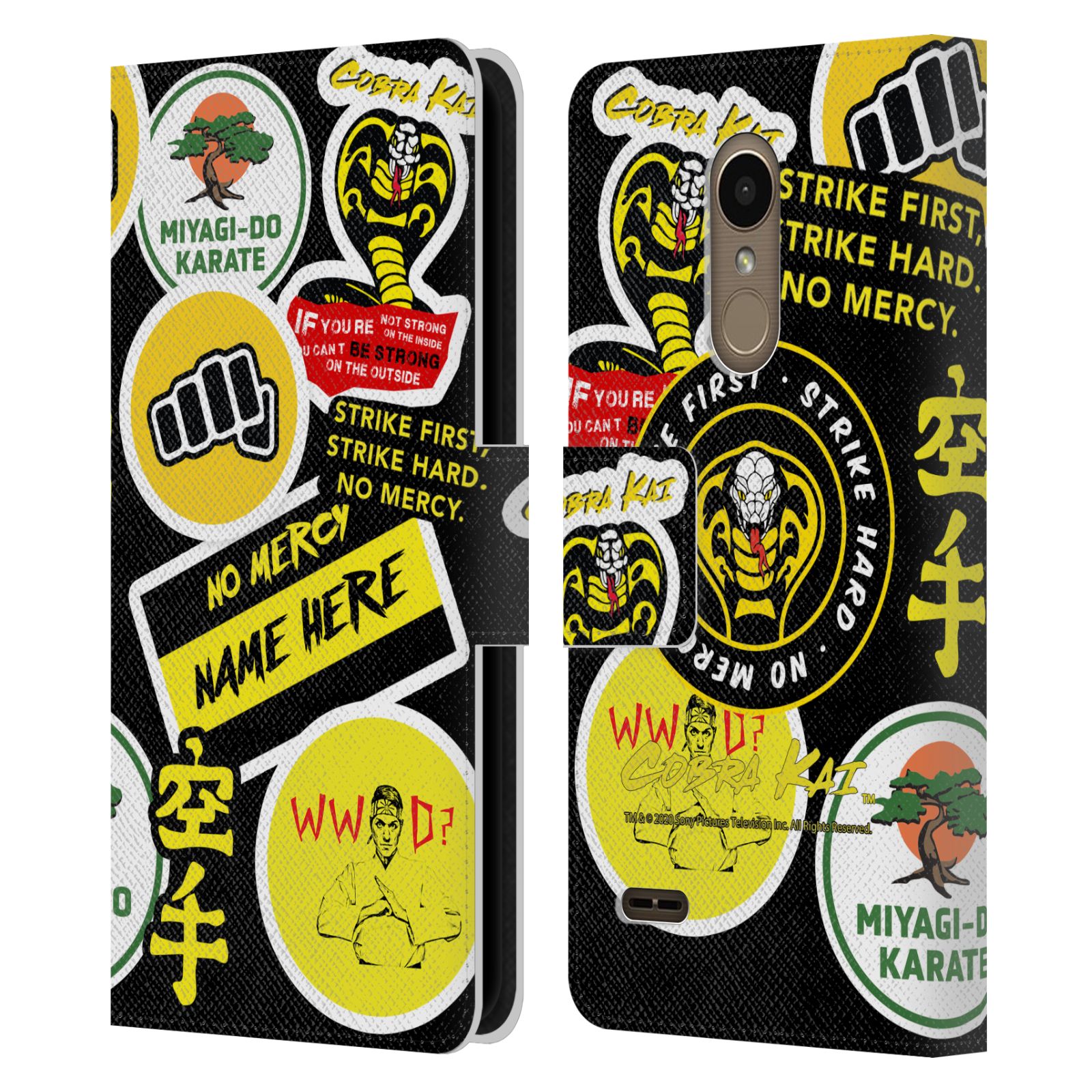 CUSTOM CUSTOMIZED PERSONALIZED COBRA KAI ART LEATHER BOOK CASE FOR GOOGLE  PHONES