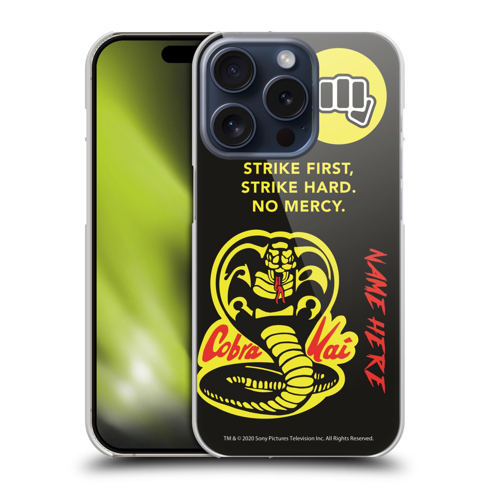 CUSTOM CUSTOMIZED PERSONALIZED COBRA KAI ART BACK CASE FOR APPLE iPHONE PHONES