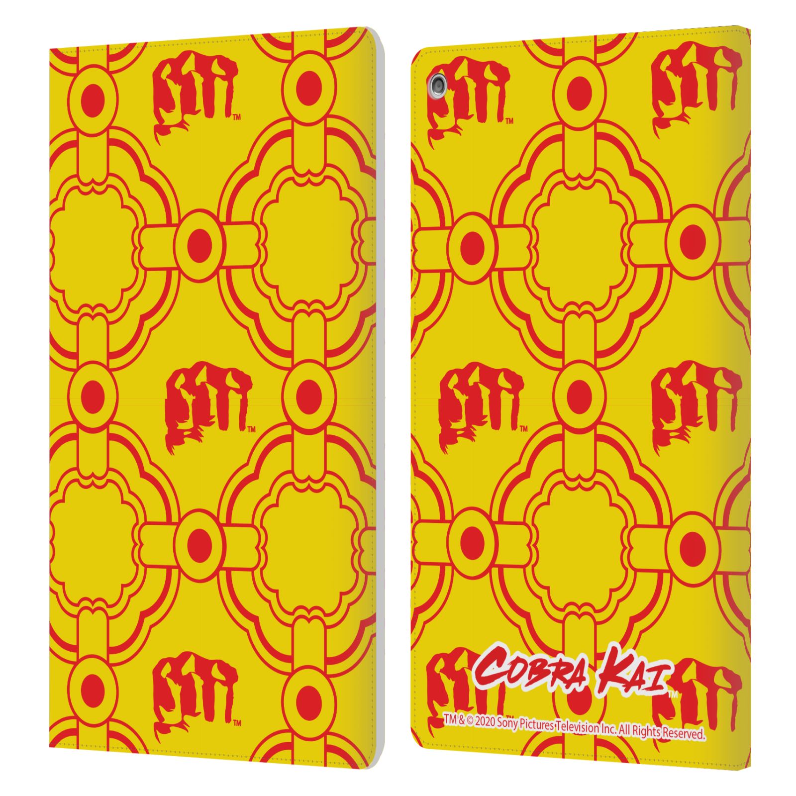 OFFICIAL COBRA KAI GRAPHICS LEATHER BOOK WALLET CASE COVER FOR AMAZON FIRE - Picture 8 of 15