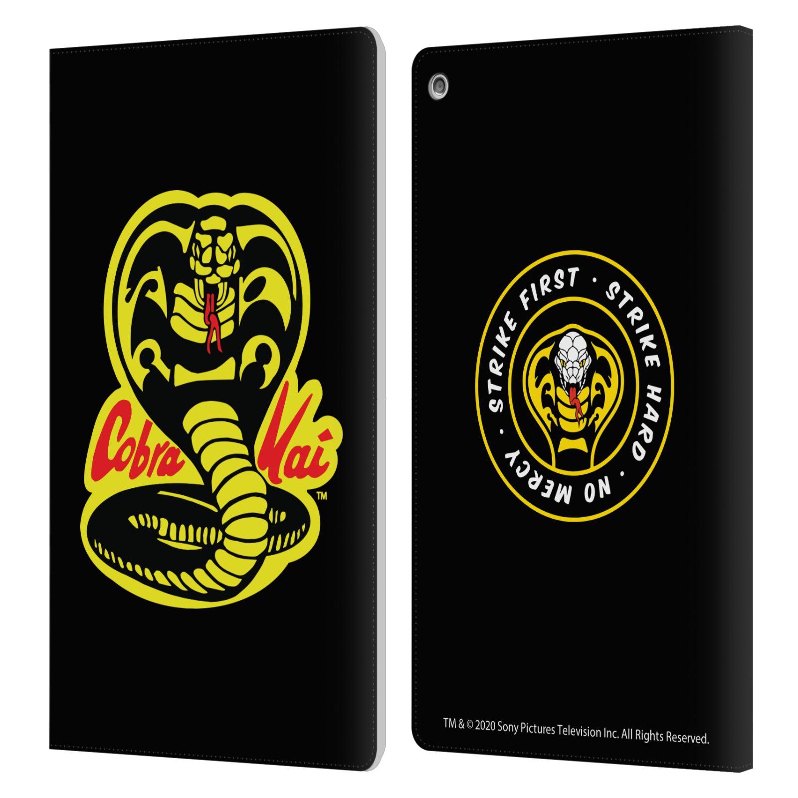 OFFICIAL COBRA KAI GRAPHICS LEATHER BOOK WALLET CASE COVER FOR AMAZON FIRE - Picture 11 of 15