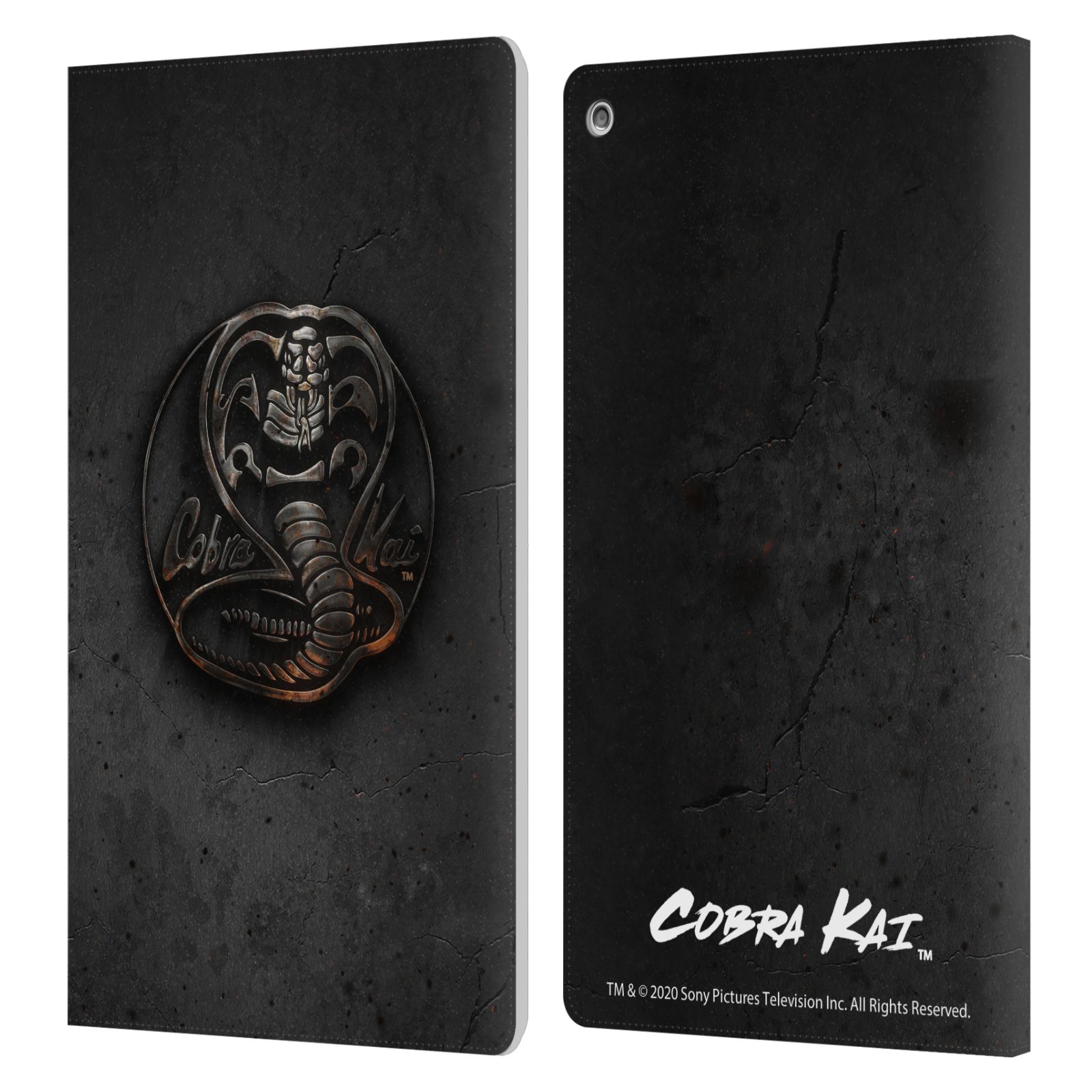 OFFICIAL COBRA KAI GRAPHICS LEATHER BOOK WALLET CASE COVER FOR AMAZON FIRE - Picture 12 of 15