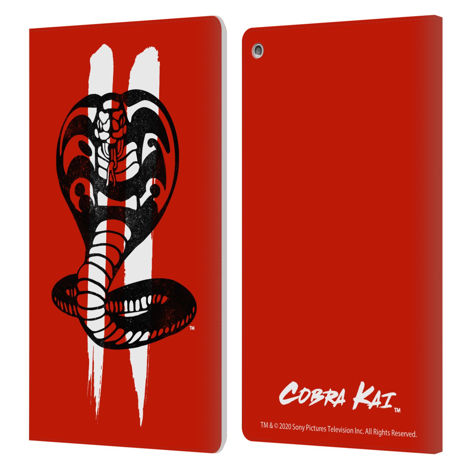 OFFICIAL COBRA KAI GRAPHICS LEATHER BOOK WALLET CASE COVER FOR AMAZON FIRE - Picture 13 of 15