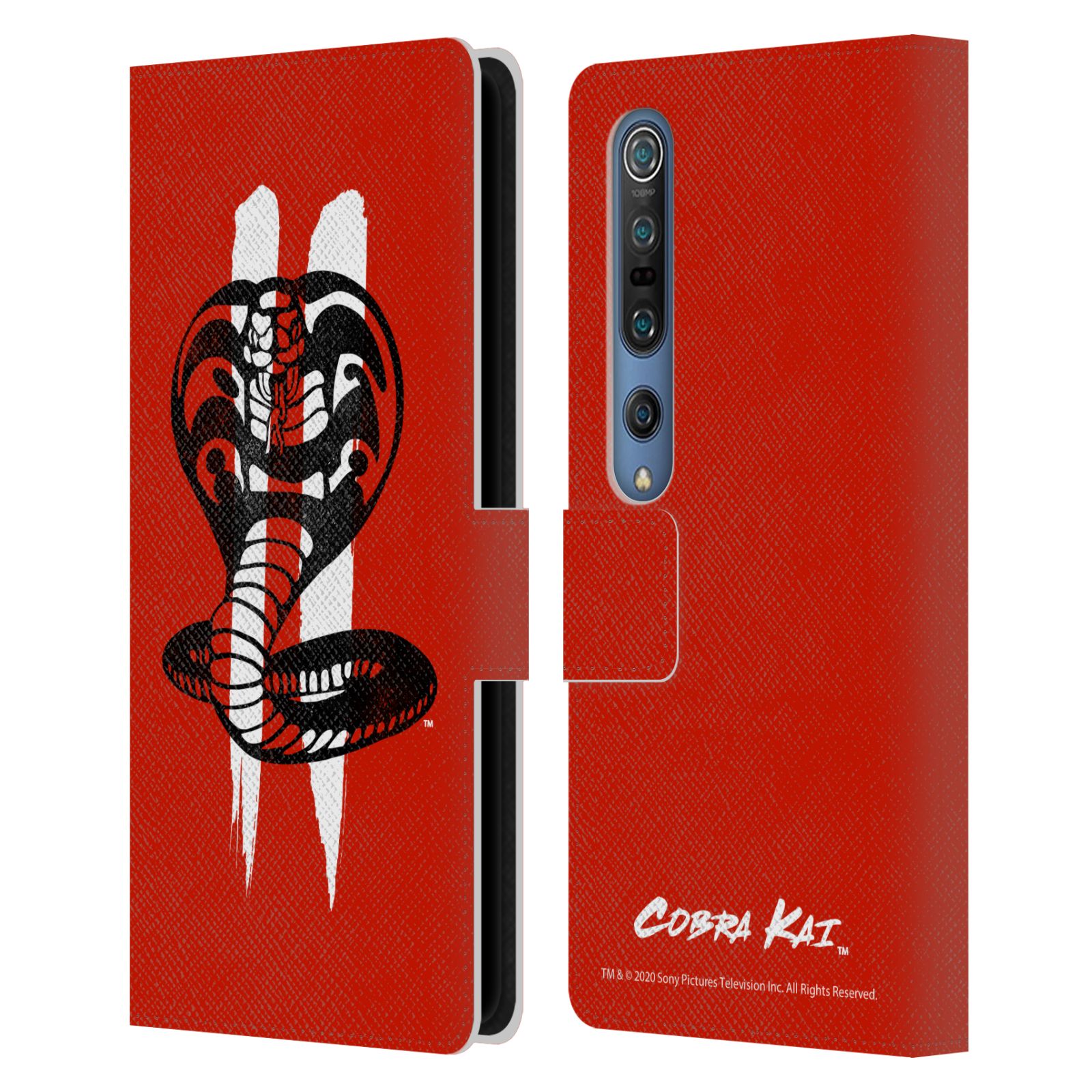 OFFICIAL COBRA KAI GRAPHICS LEATHER BOOK WALLET CASE COVER FOR XIAOMI PHONES